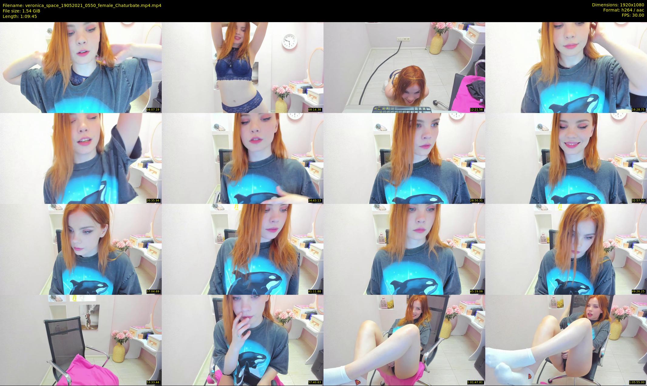 veronica_space — 70 minute Chaturbate female cam show recording, 1080p, May 19, 2021