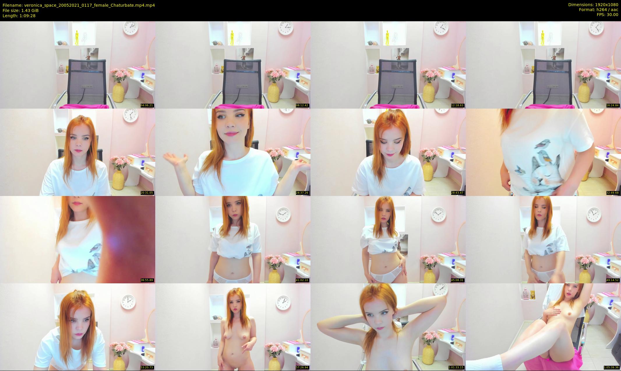 veronica_space — 70 minute Chaturbate female cam show recording, 1080p, May 20, 2021