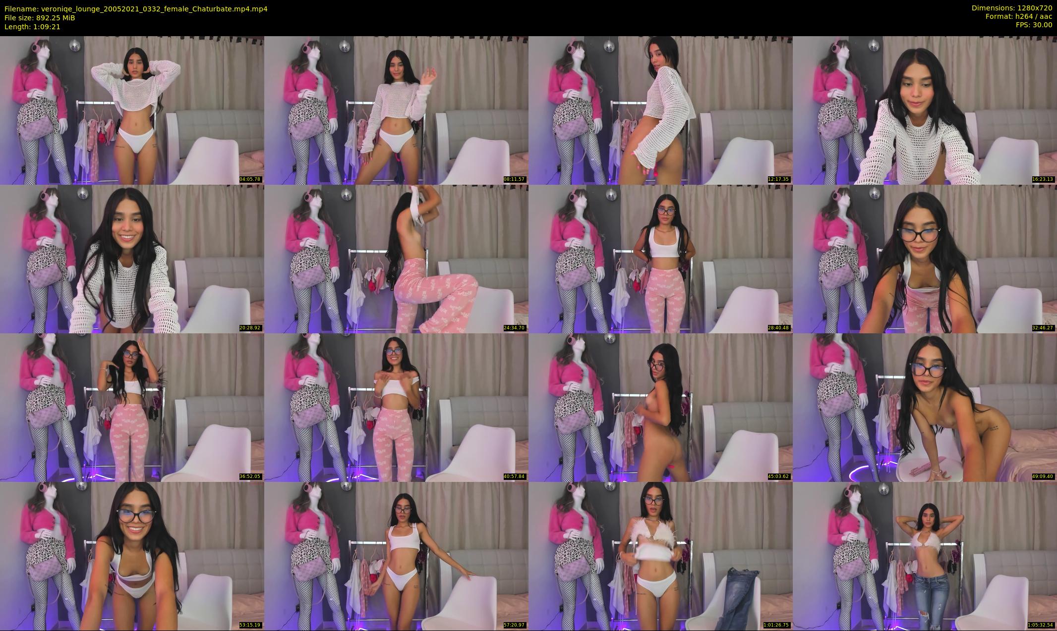 veroniqe_lounge — 70 minute Chaturbate couple cam show recording, 720p, May 20, 2021