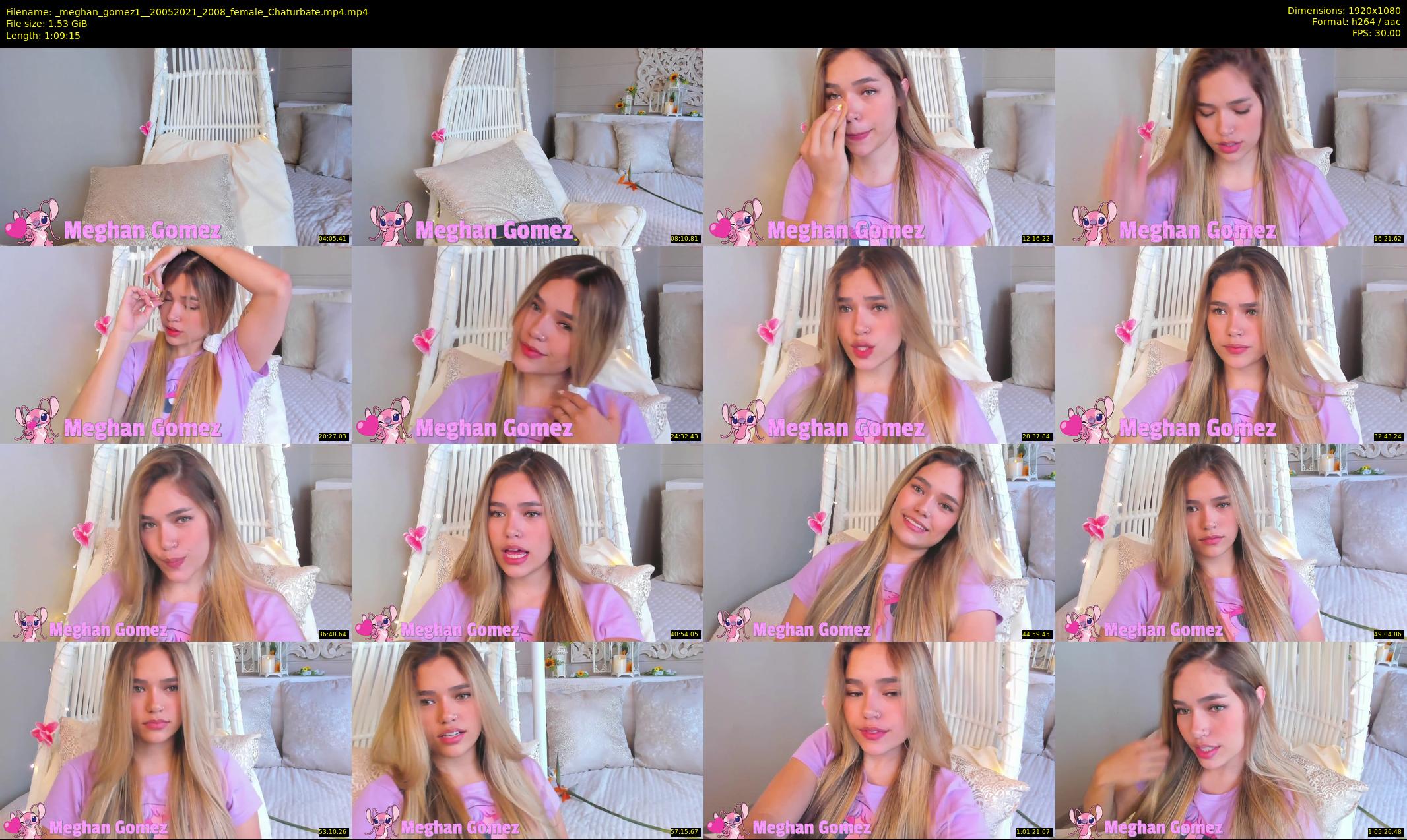 _meghan_gomez1_ — 70 minute Chaturbate female cam show recording, 1080p, May 20, 2021