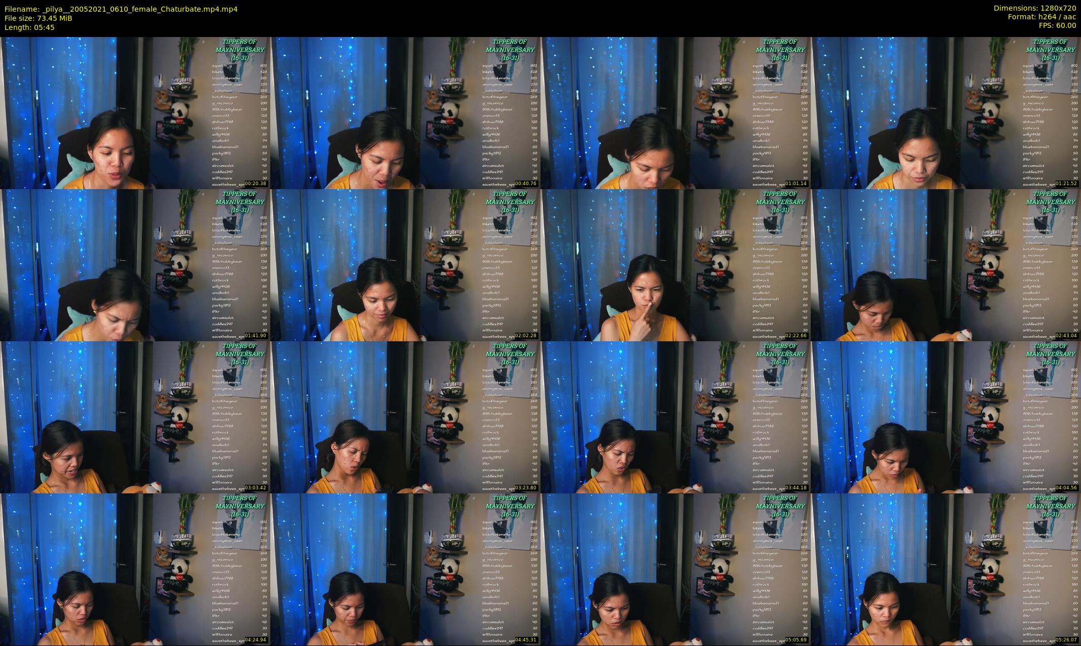 _pilya_ — 6 minute Chaturbate female cam show recording, 720p, May 20, 2021