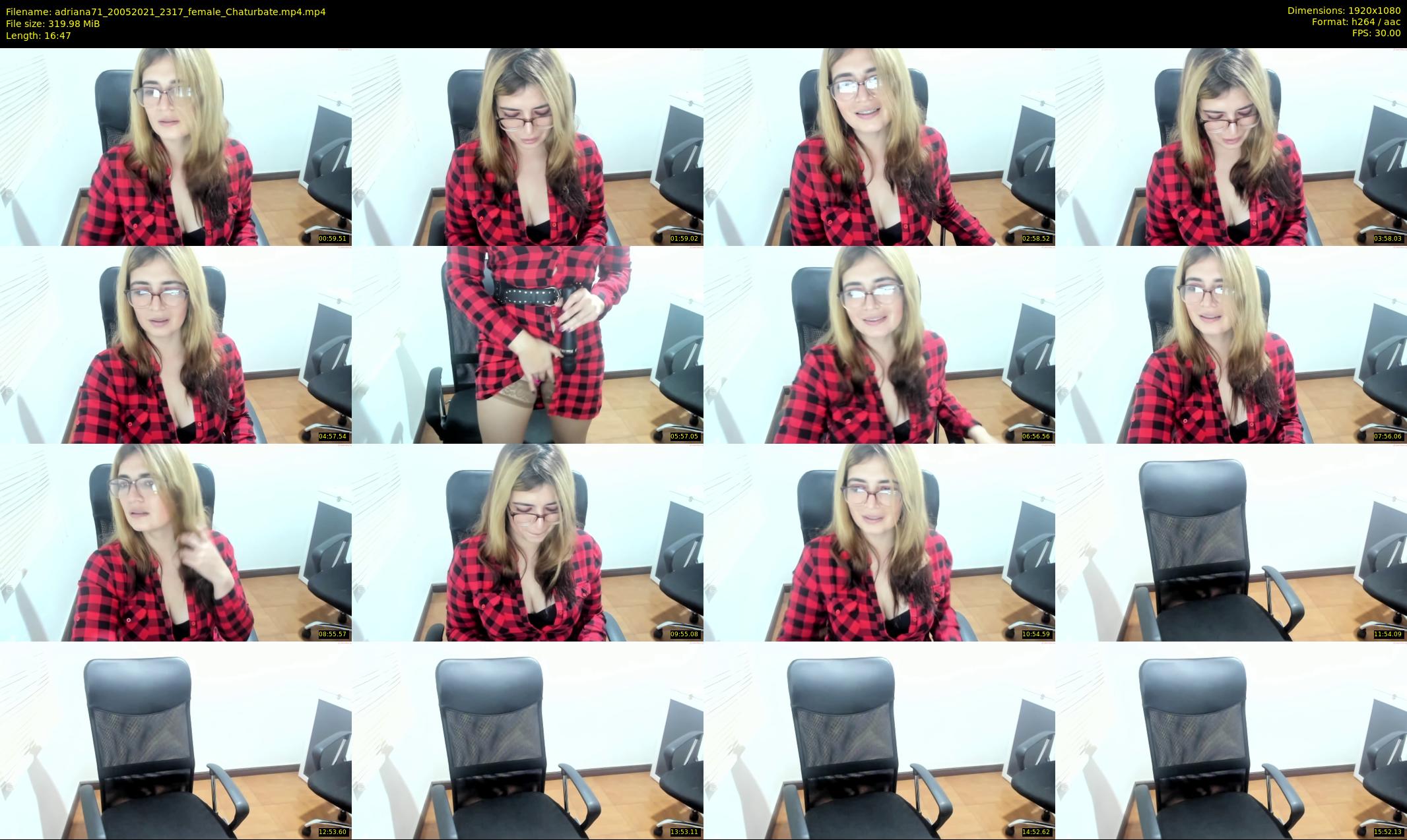 adriana71 — 17 minute Chaturbate couple cam show recording, 1080p, May 20, 2021