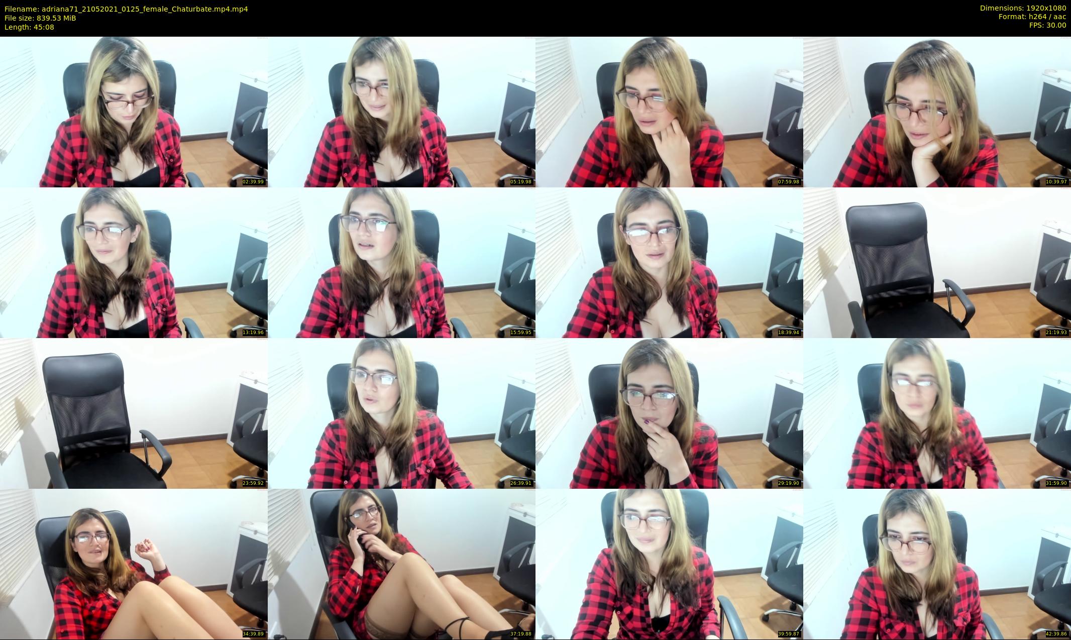 adriana71 — 46 minute Chaturbate couple cam show recording, 1080p, May 21, 2021