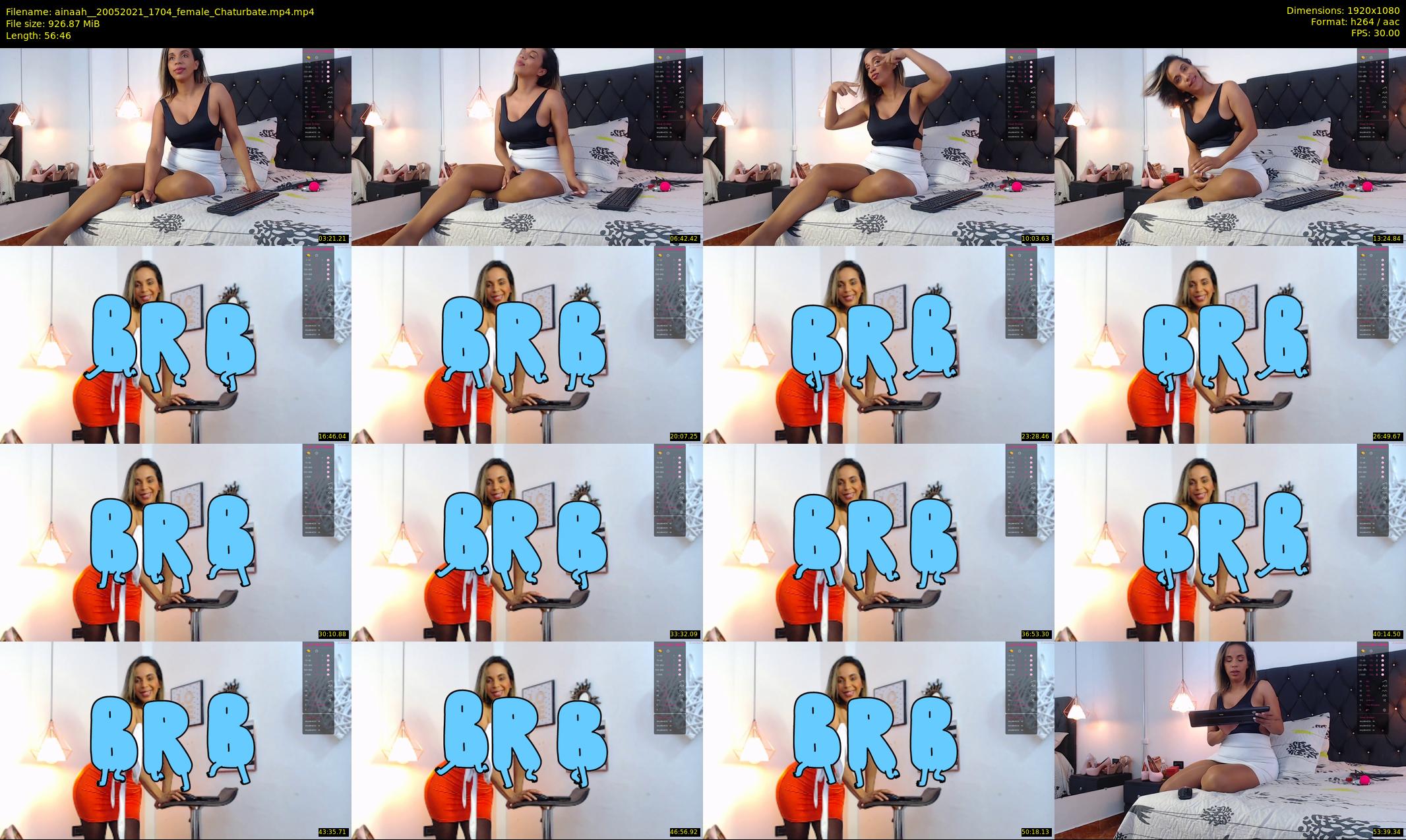 ainaah_ — 57 minute Chaturbate female cam show recording, 1080p, May 20, 2021
