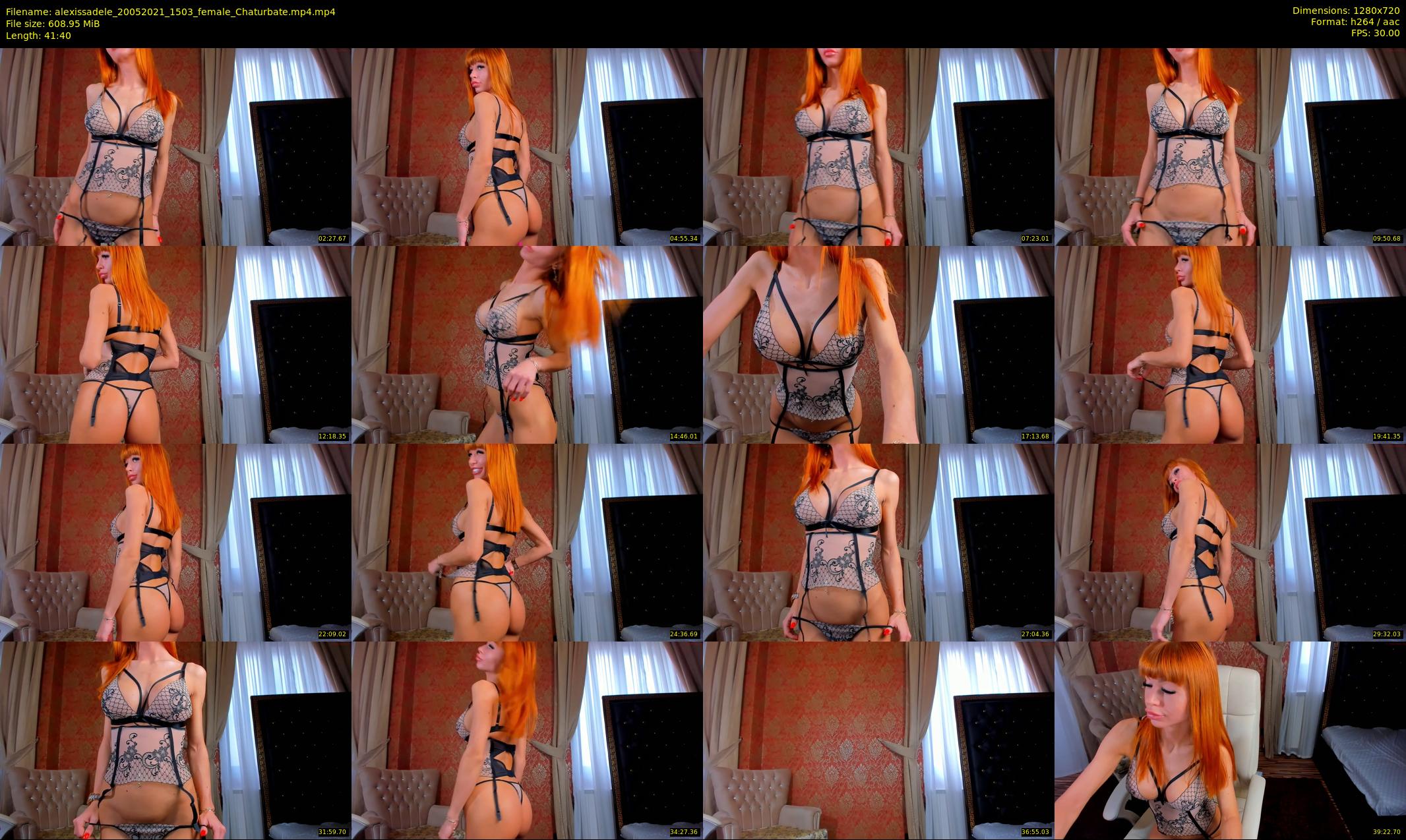 alexissadele — 42 minute Chaturbate female cam show recording, 720p, May 20, 2021