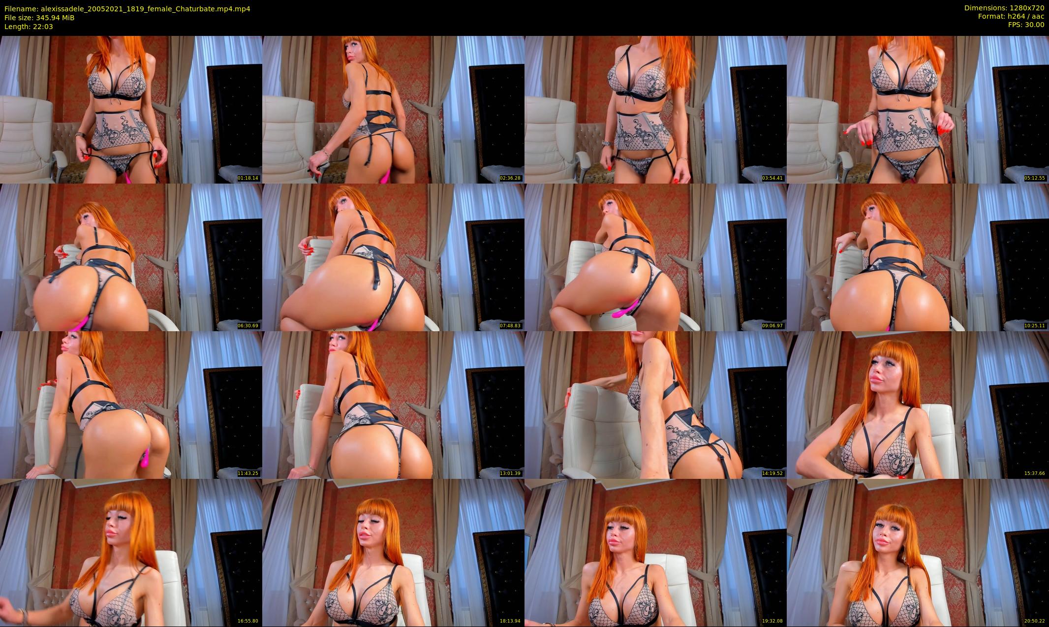 alexissadele — 23 minute Chaturbate female cam show recording, 720p, May 20, 2021