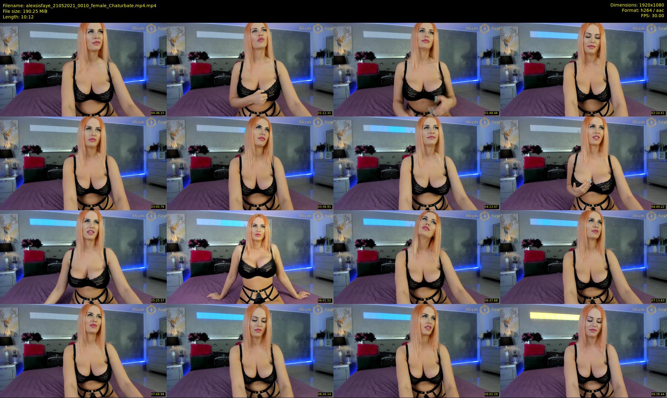 alexsisfaye — 11 minute Chaturbate female cam show recording, 1080p, May 21, 2021