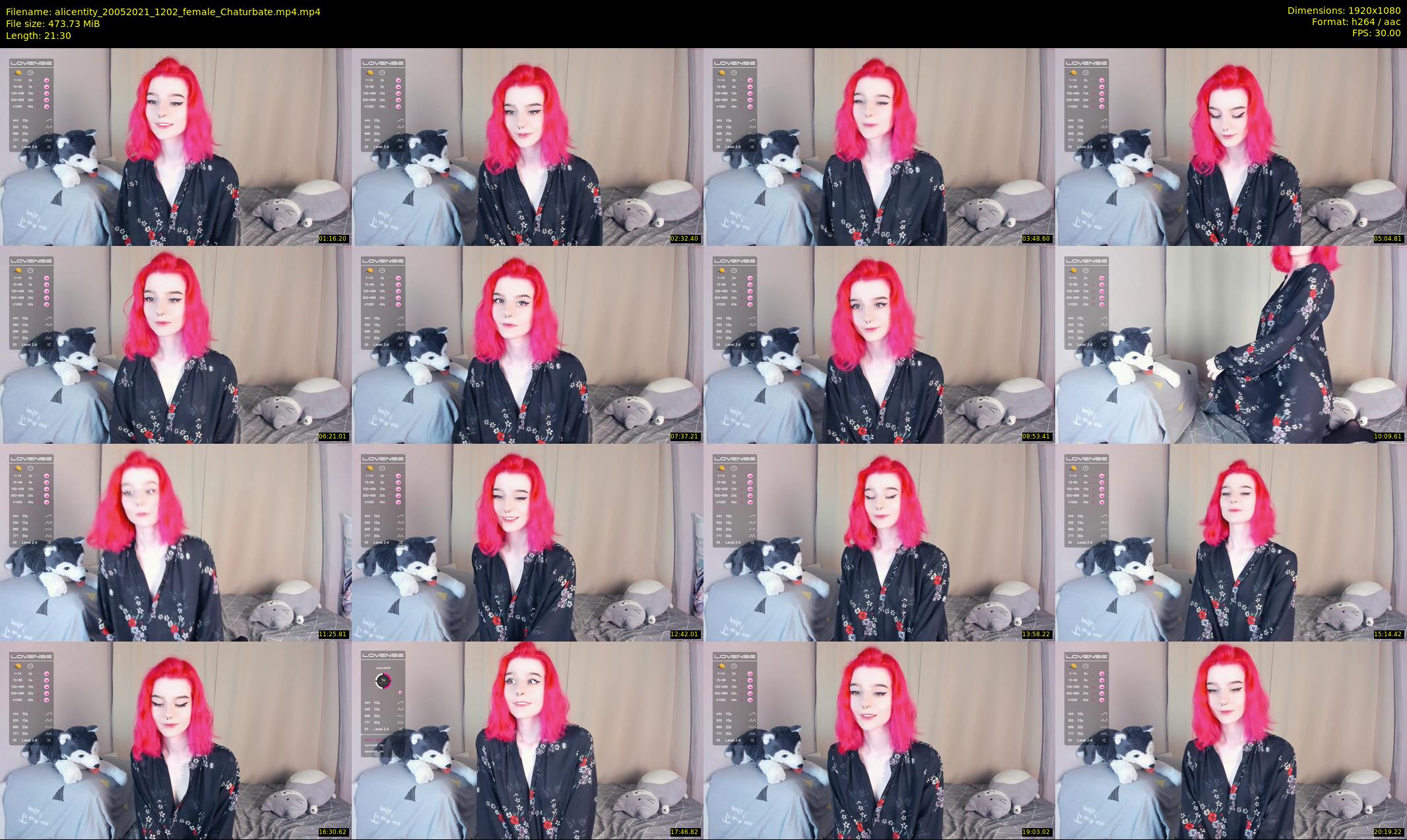 alicentity — 22 minute Chaturbate female cam show recording, 1080p, May 20, 2021