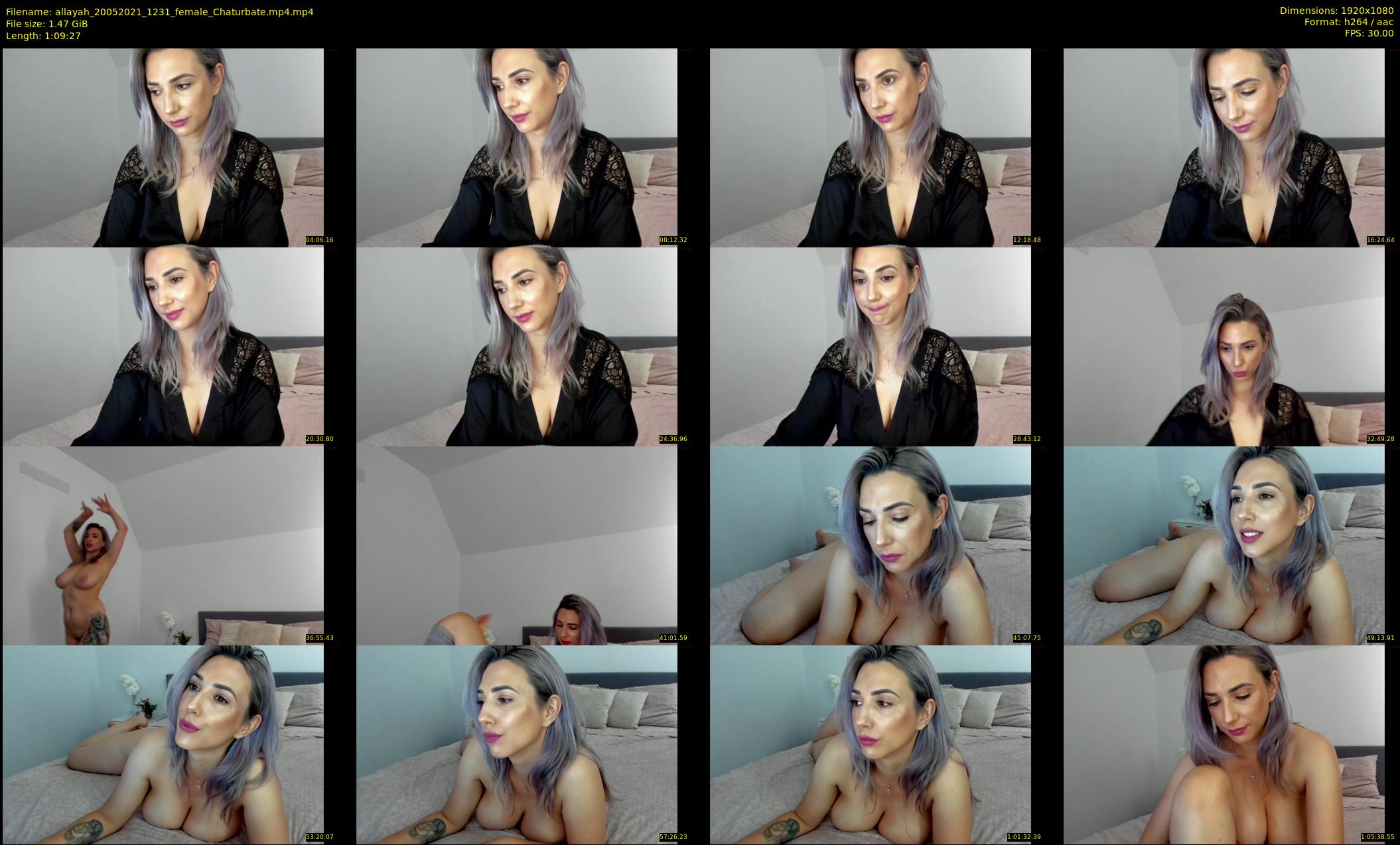 allayah — 70 minute Chaturbate female cam show recording, 1080p, May 20, 2021