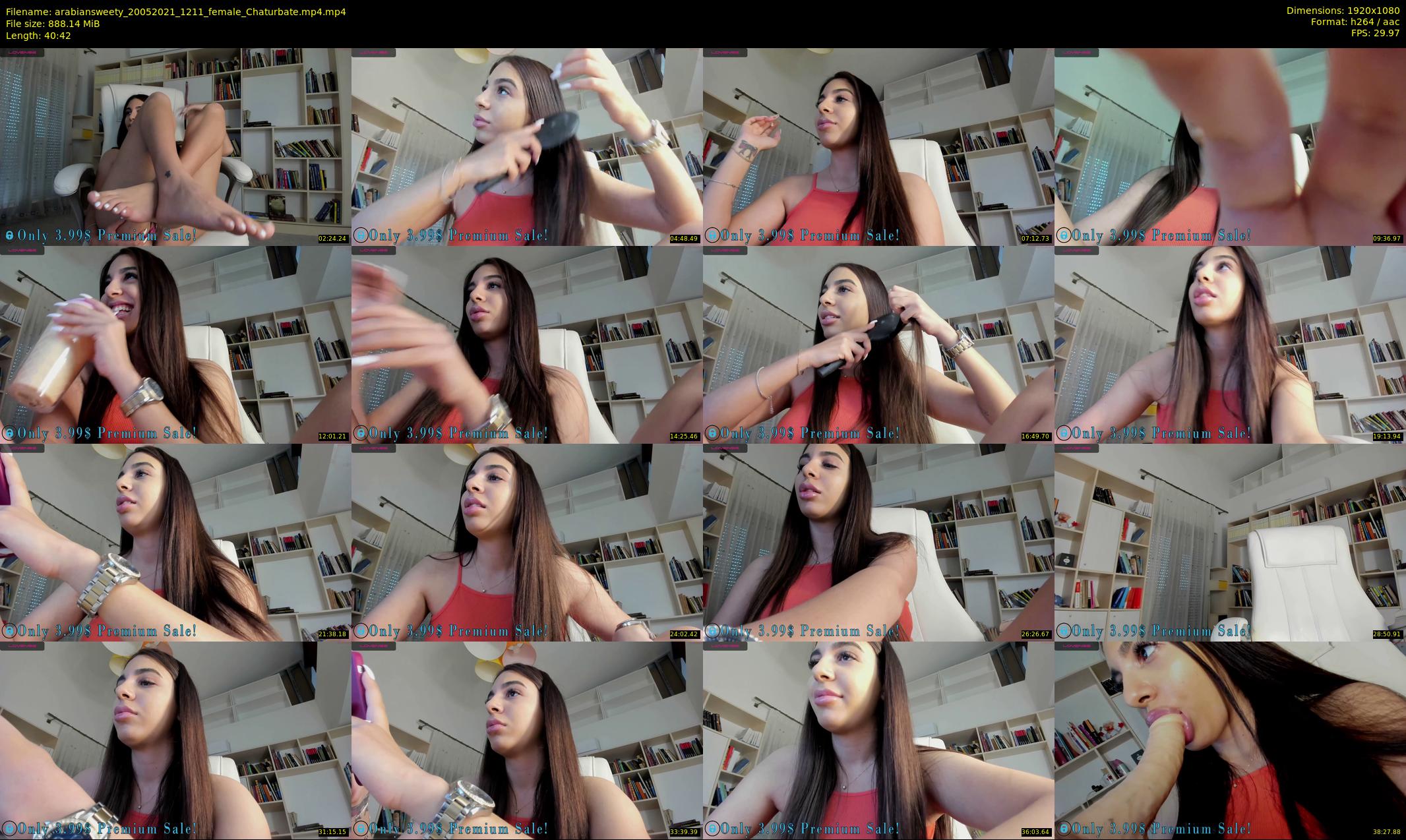 arabiansweety — 41 minute Chaturbate female cam show recording, 1080p, May 20, 2021