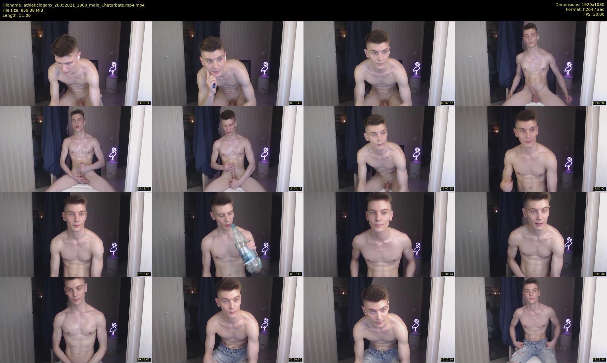 athleticloganx — 51 minute Chaturbate male cam show recording, 1080p, May 20, 2021