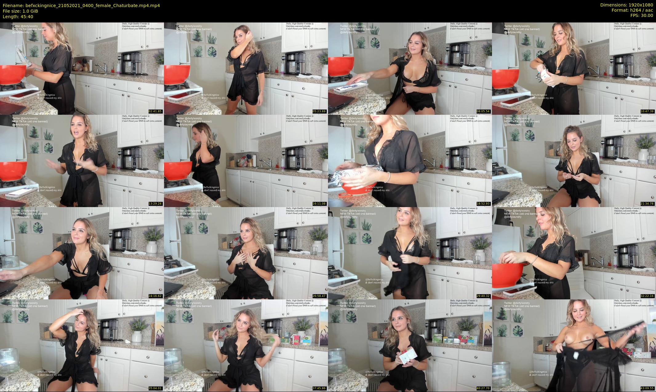 befxckingnice — 46 minute Chaturbate female cam show recording, 1080p, May 21, 2021