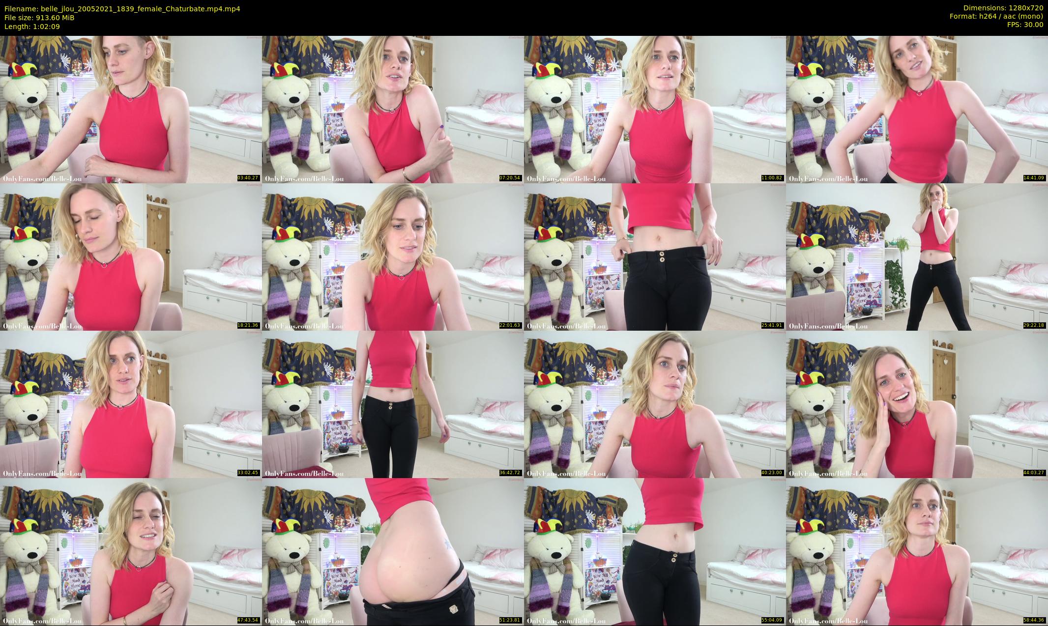belle_jlou — 63 minute Chaturbate female cam show recording, 720p, May 20, 2021