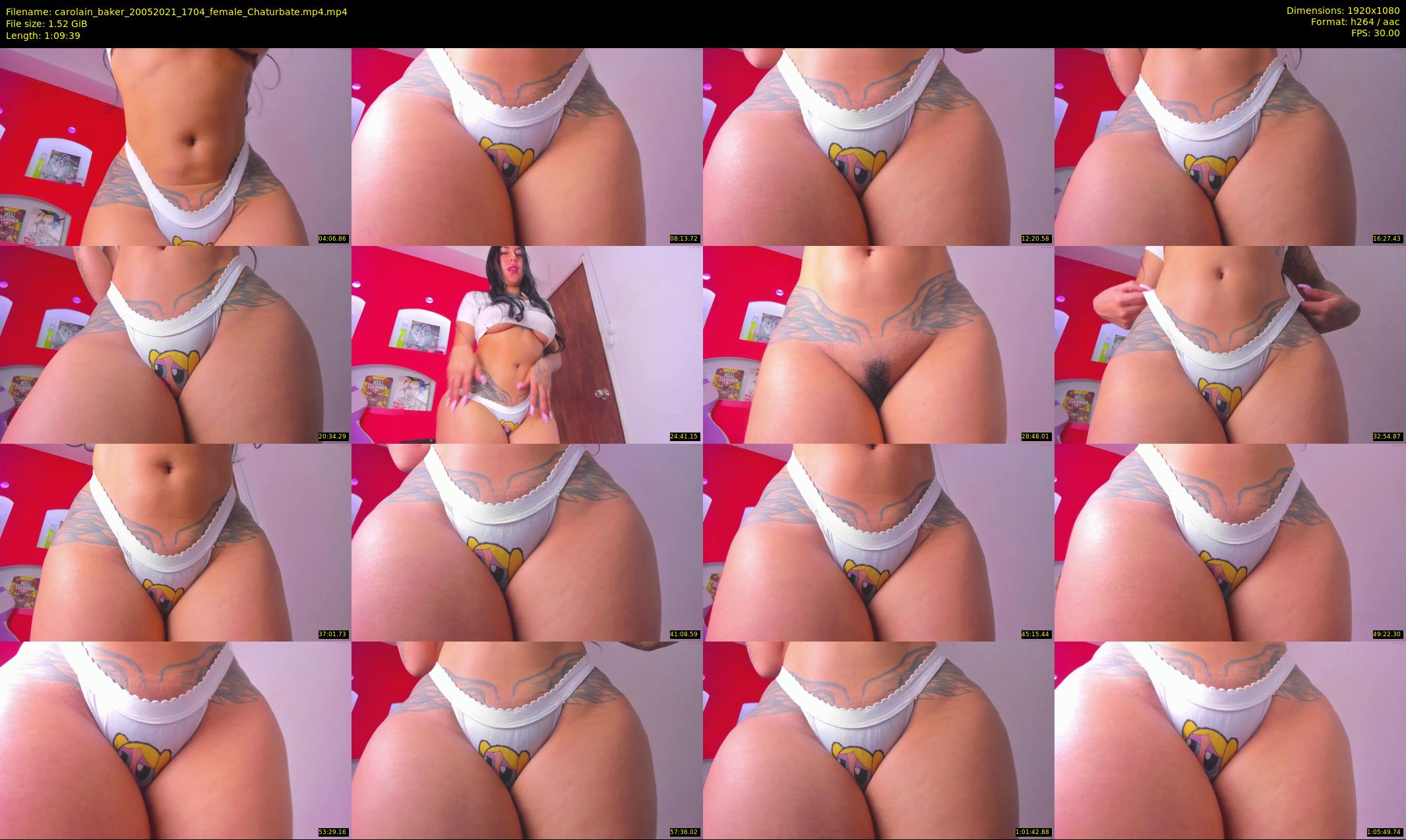 carolain_baker — 70 minute Chaturbate female cam show recording, 1080p, May 20, 2021