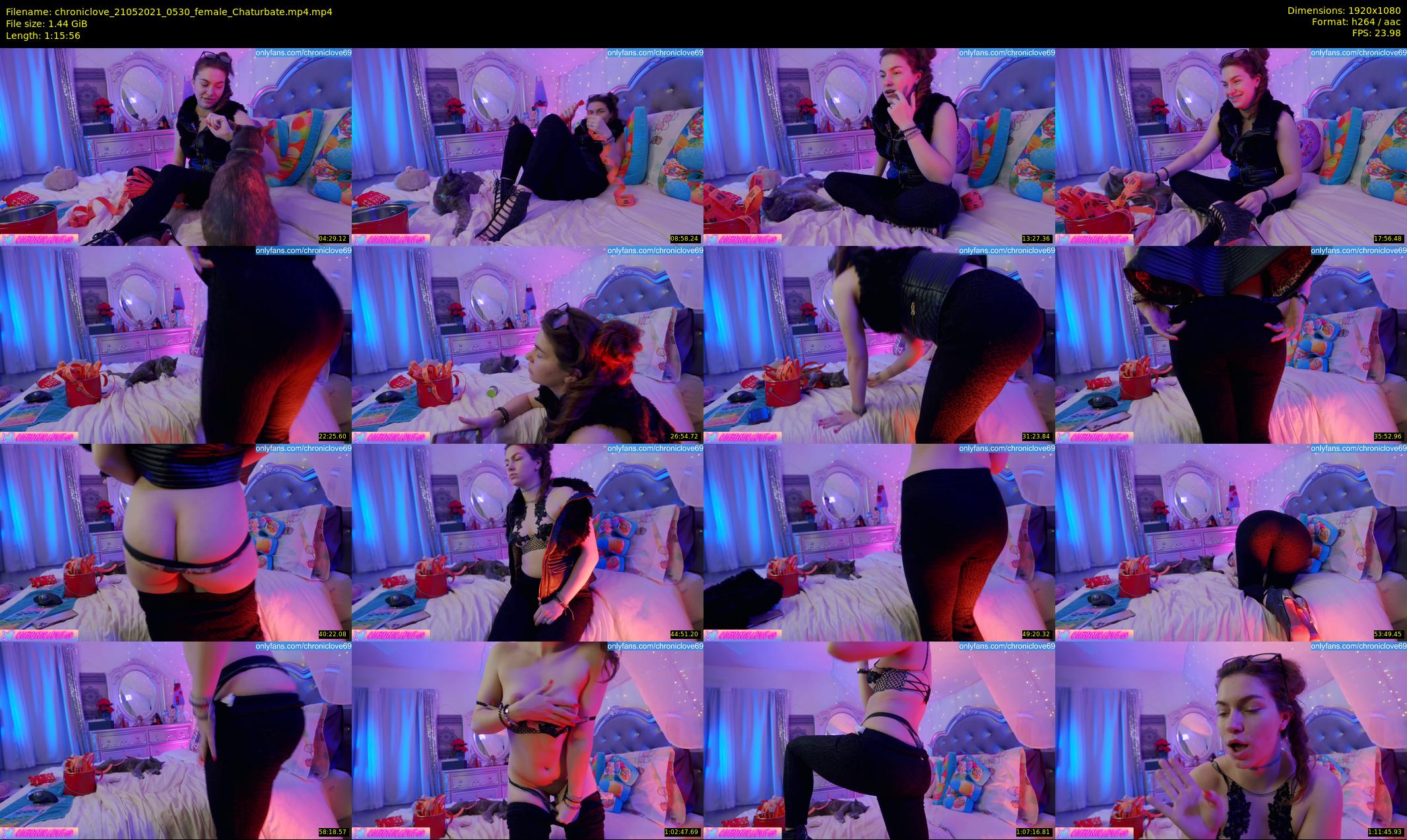 chroniclove — 76 minute Chaturbate female cam show recording, 1080p, May 21, 2021