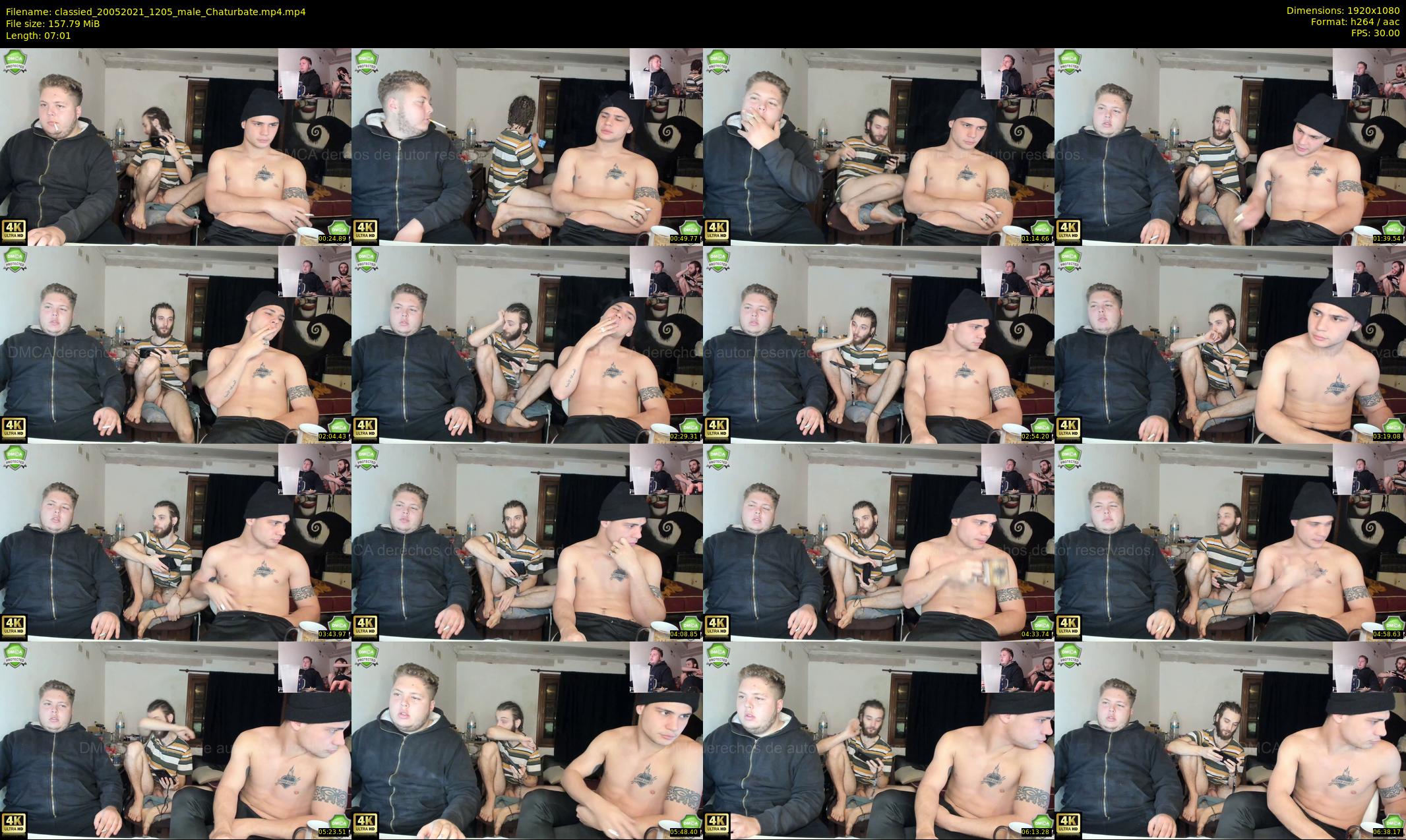 classied — 8 minute Chaturbate male cam show recording, 1080p, May 20, 2021