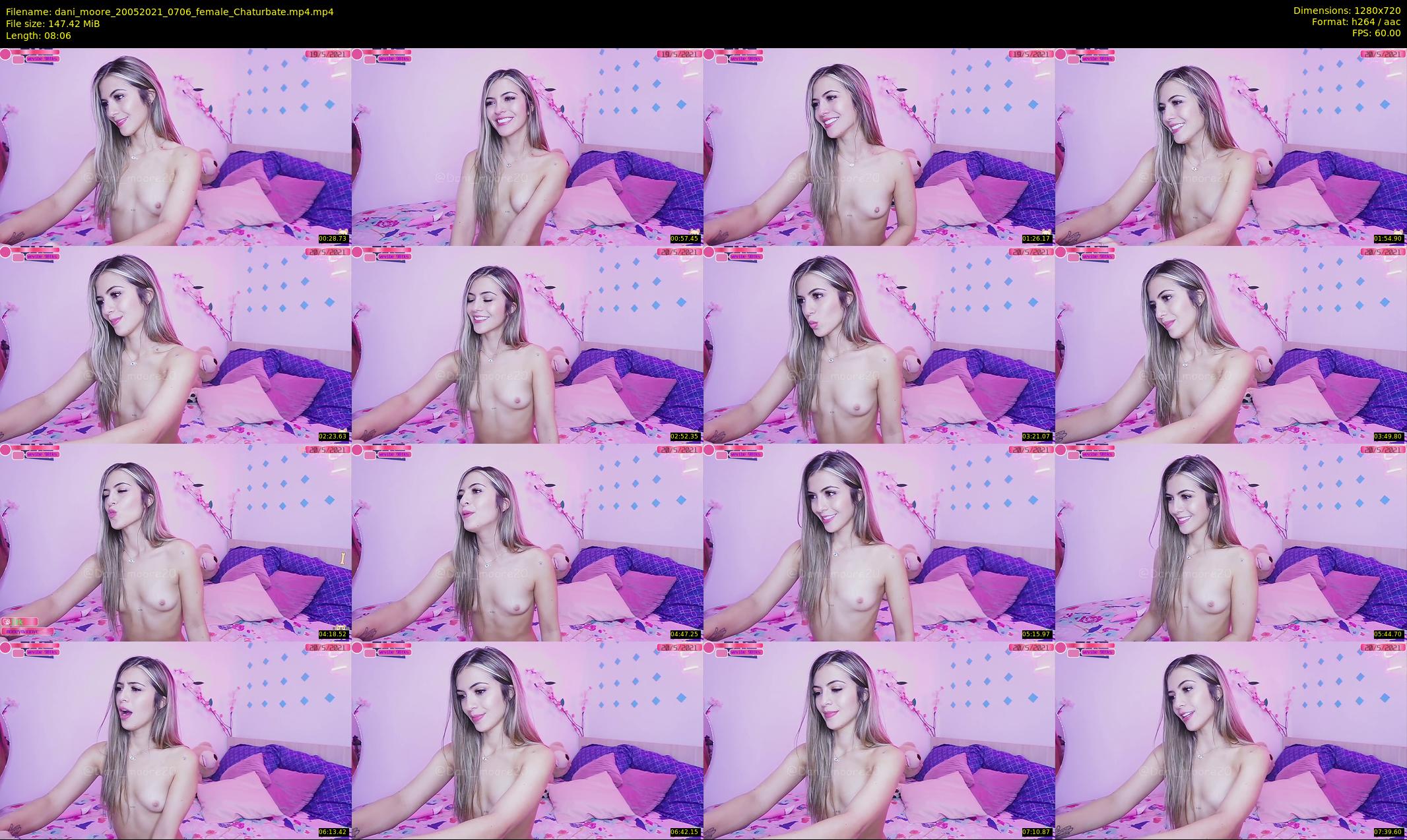 dani_moore — 9 minute Chaturbate female cam show recording, 720p, May 20, 2021