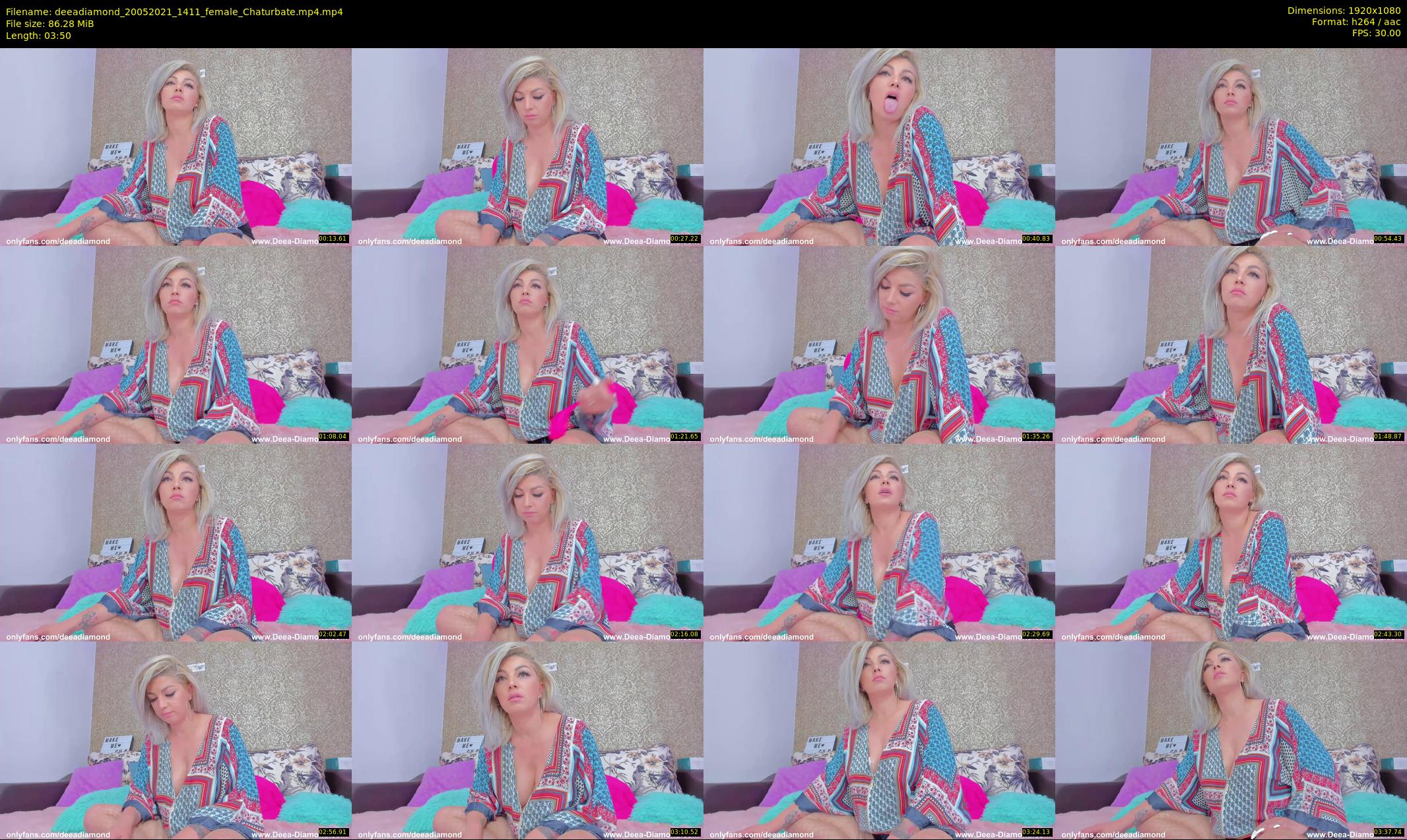 deeadiamond — 4 minute Chaturbate female cam show recording, 1080p, May 20, 2021