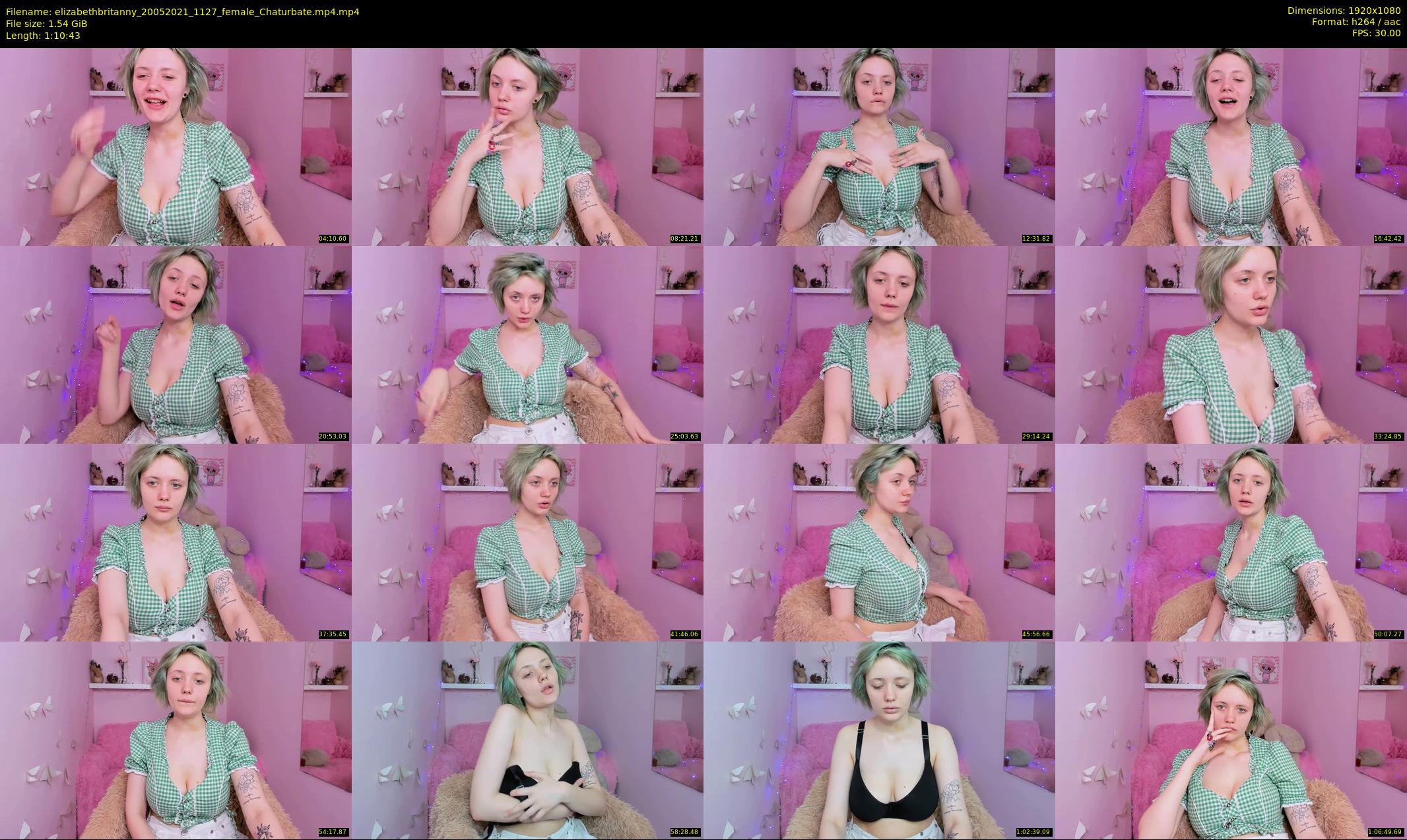 elizabethbritanny — 71 minute Chaturbate female cam show recording, 1080p, May 20, 2021