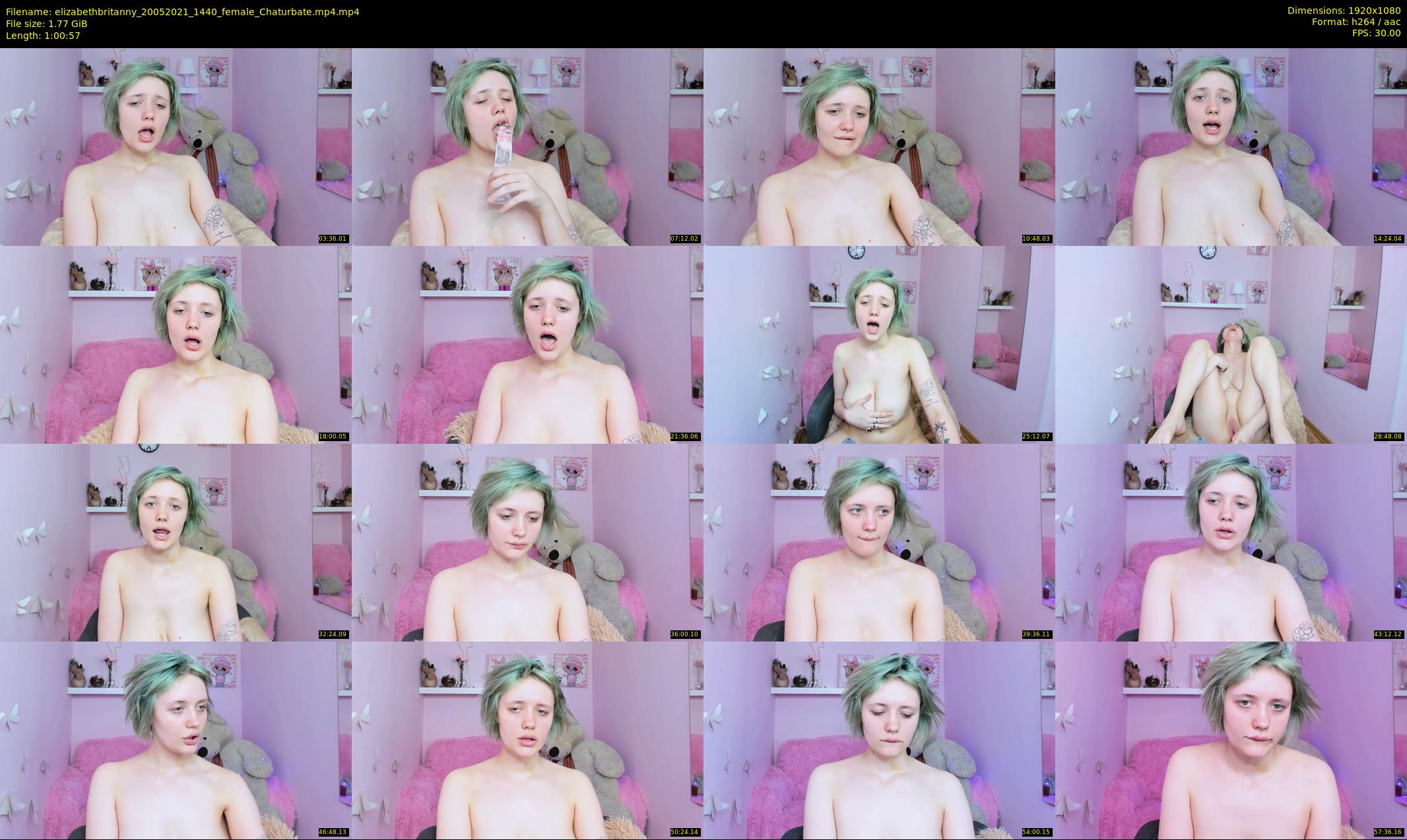 elizabethbritanny — 61 minute Chaturbate female cam show recording, 1080p, May 20, 2021