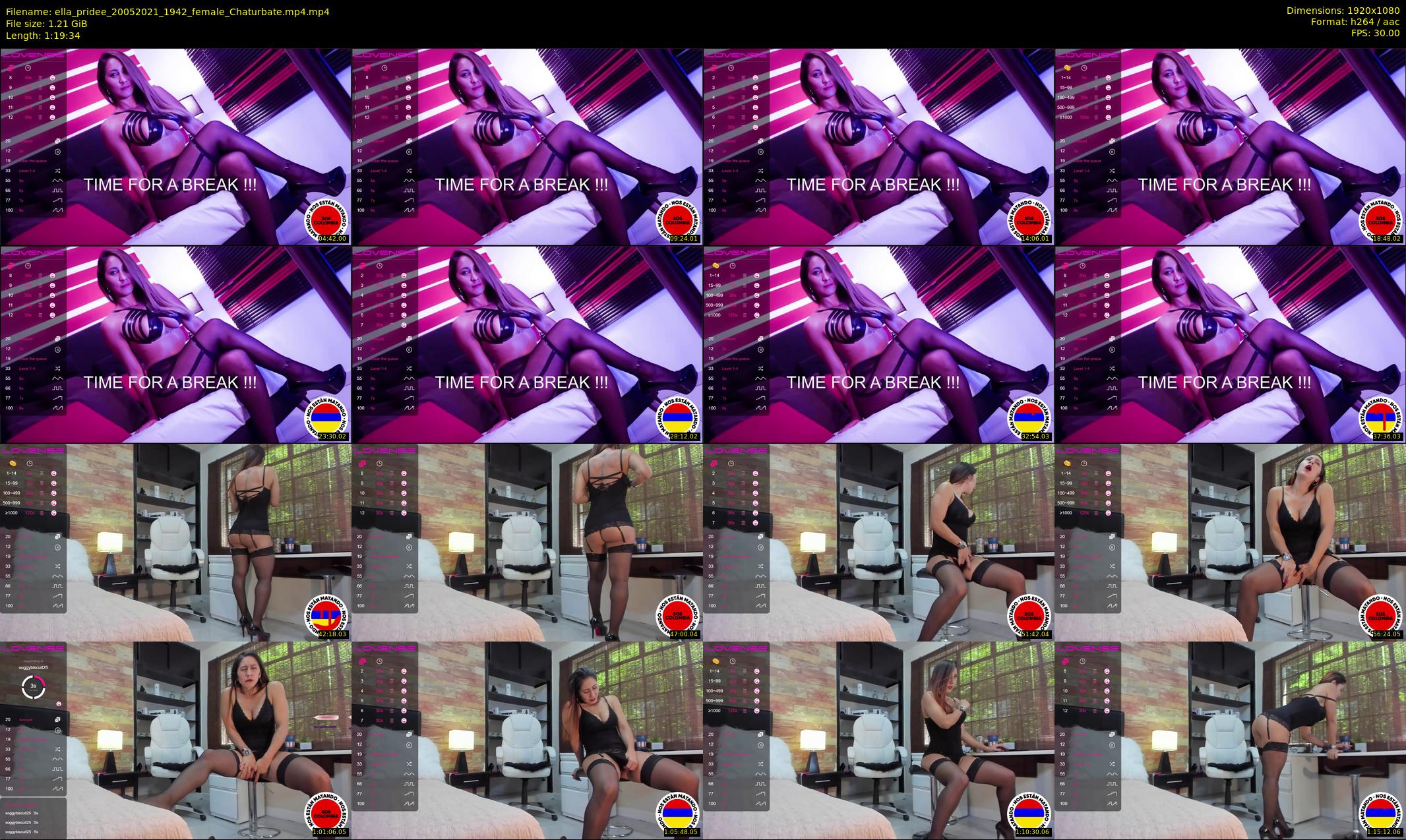 ella_pridee — 80 minute Chaturbate female cam show recording, 1080p, May 20, 2021