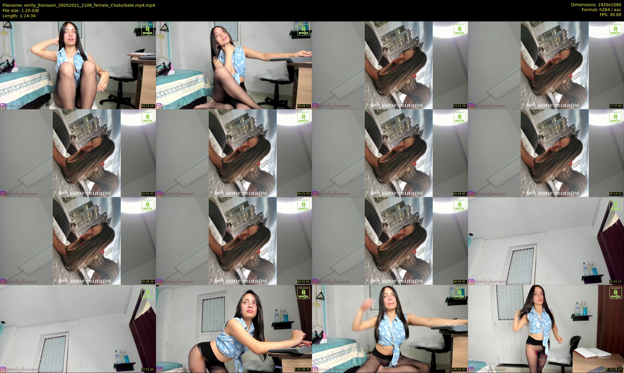 emily_jhonsson — 75 minute Chaturbate female cam show recording, 1080p, May 20, 2021