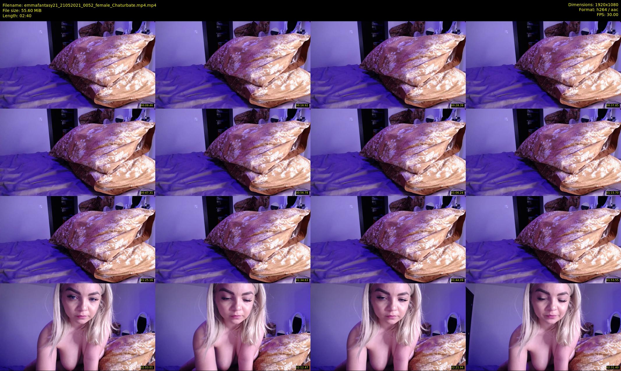 emmafantasy21 — 3 minute Chaturbate couple cam show recording, 1080p, May 21, 2021