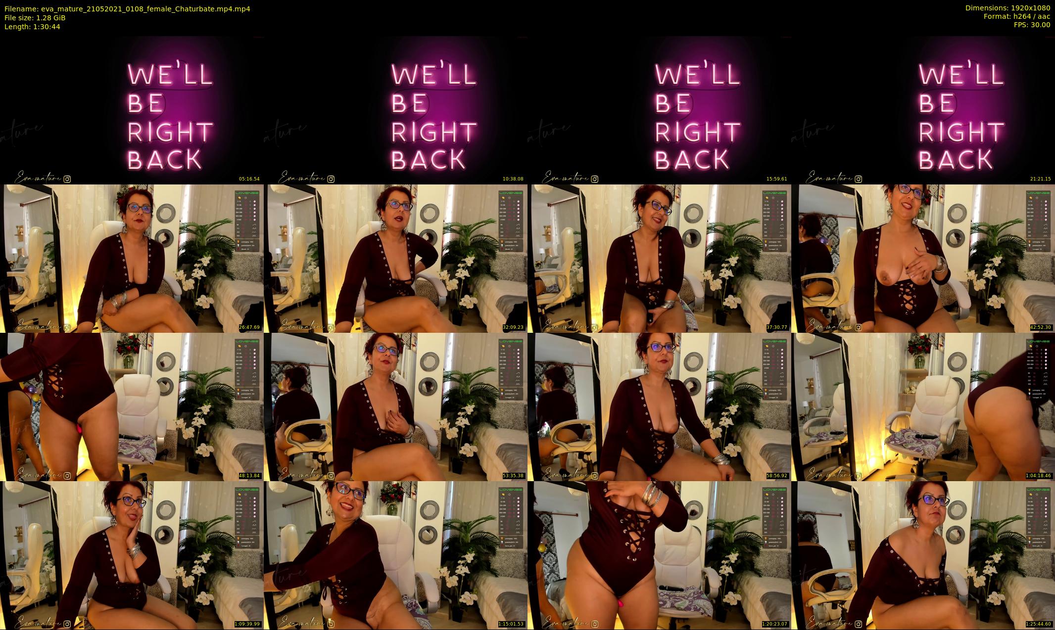 eva_mature — 91 minute Chaturbate female cam show recording, 1080p, May 21, 2021