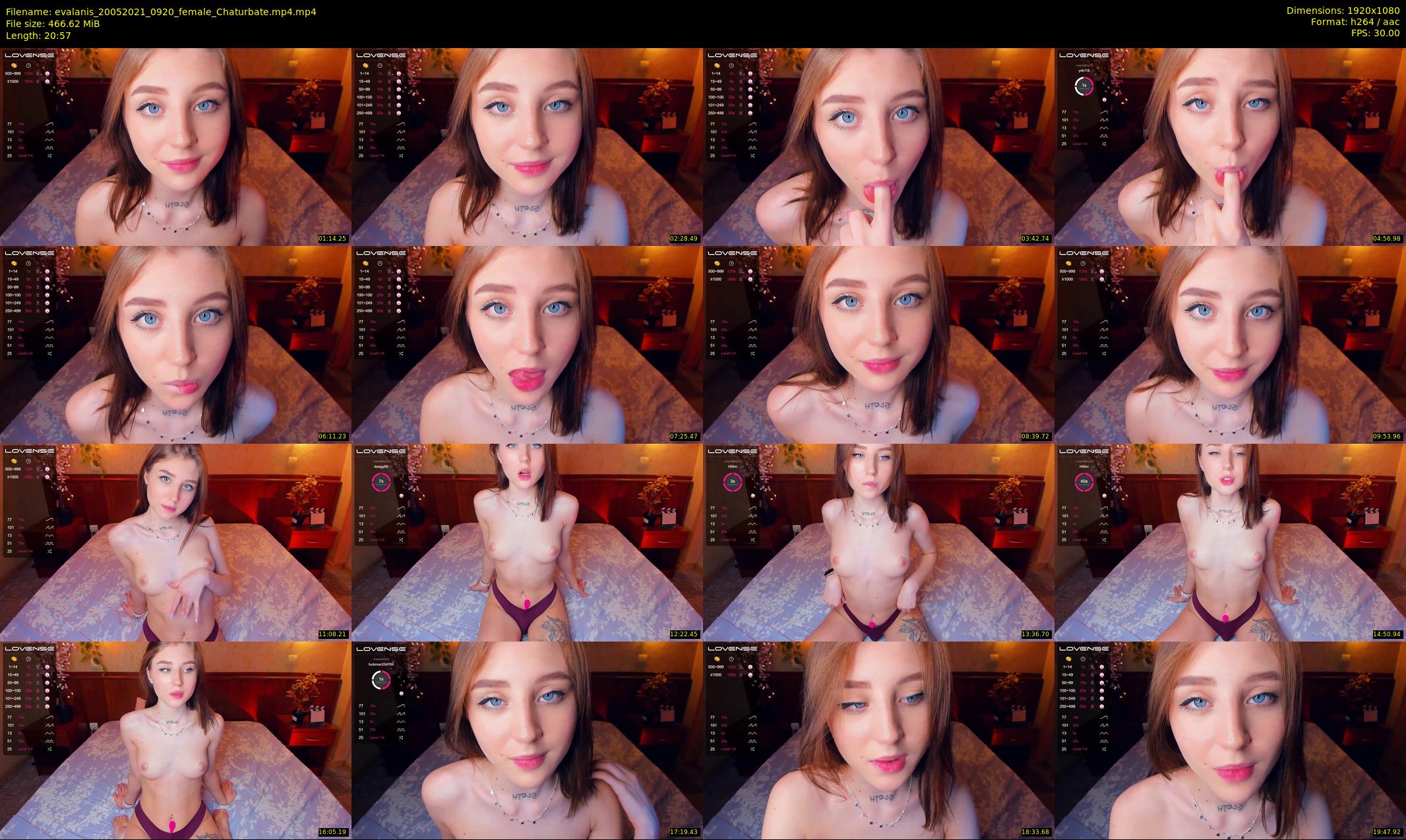evalanis — 21 minute Chaturbate couple cam show recording, 1080p, May 20, 2021