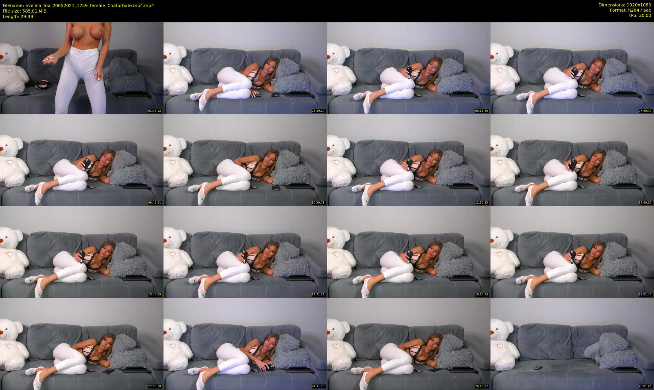 evelina_fox — 30 minute Chaturbate female cam show recording, 1080p, May 20, 2021