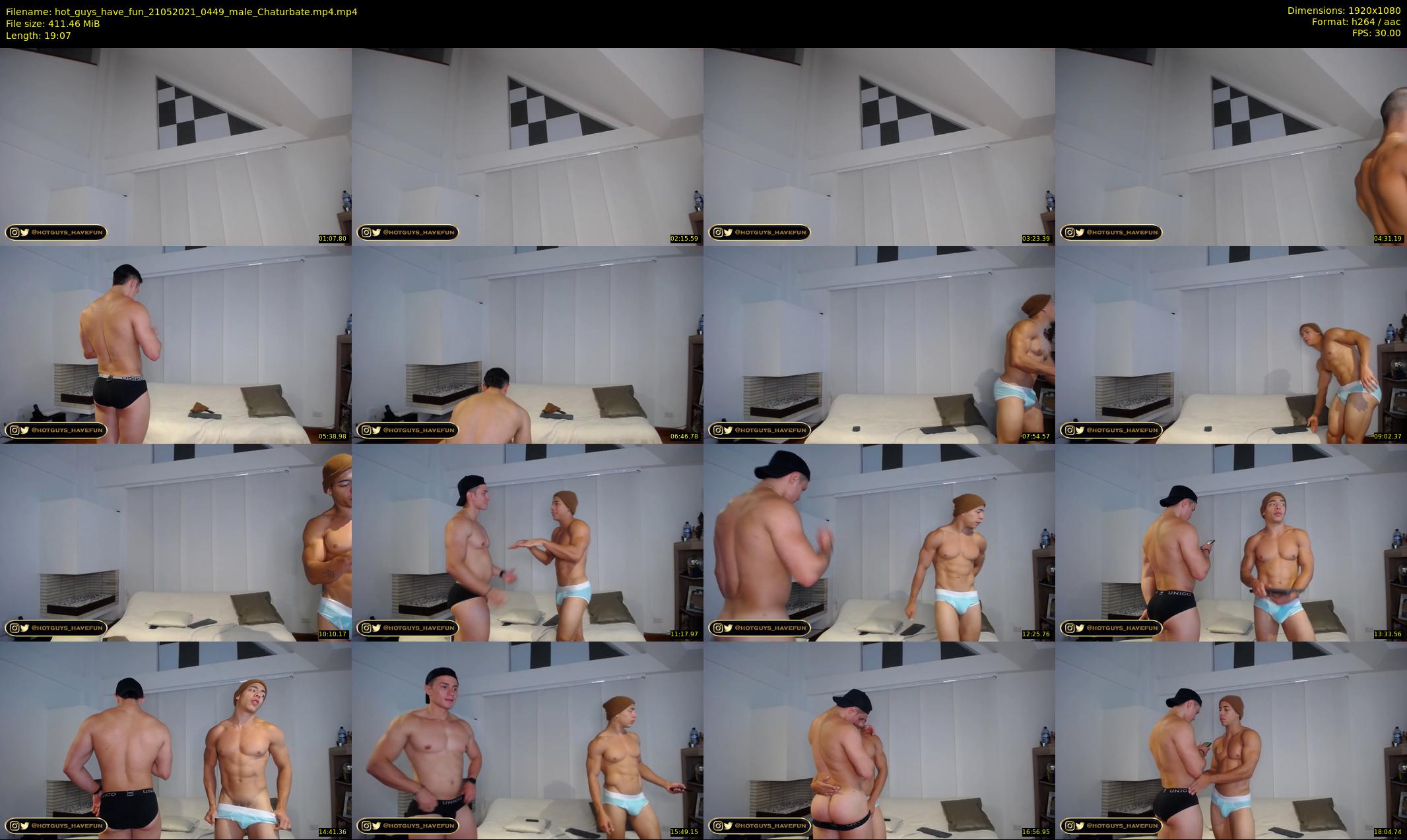 hot_guys_have_fun — 20 minute Chaturbate male cam show recording, 1080p, May 21, 2021