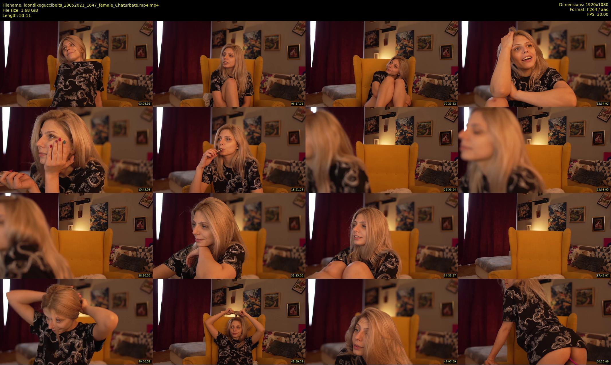 idontlikeguccibelts — 54 minute Chaturbate female cam show recording, 1080p, May 20, 2021