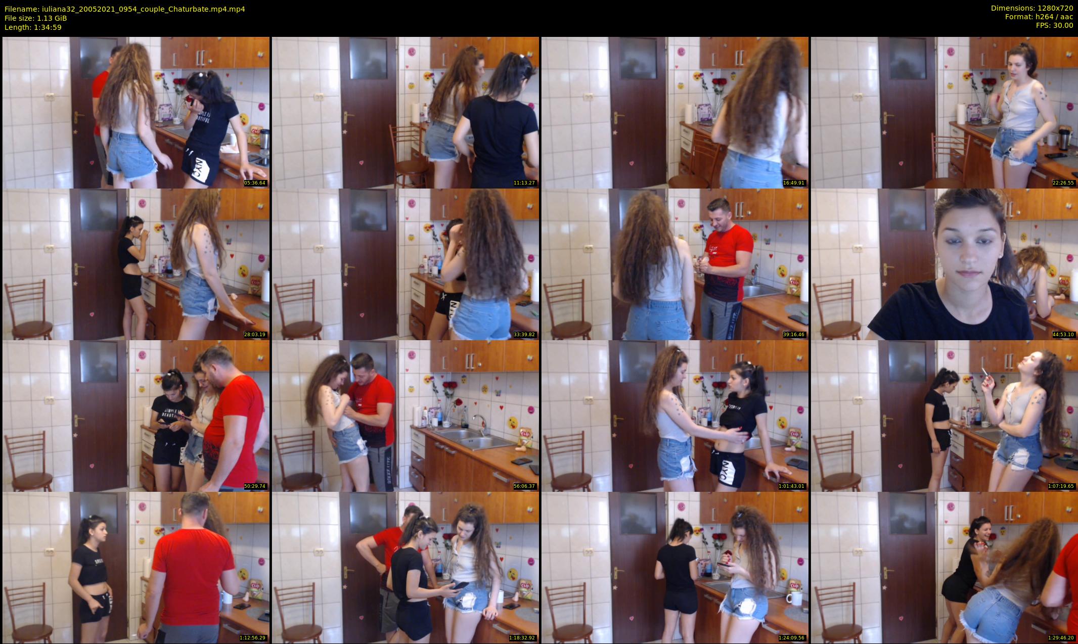 iuliana32 — 95 minute Chaturbate couple cam show recording, 720p, May 20, 2021