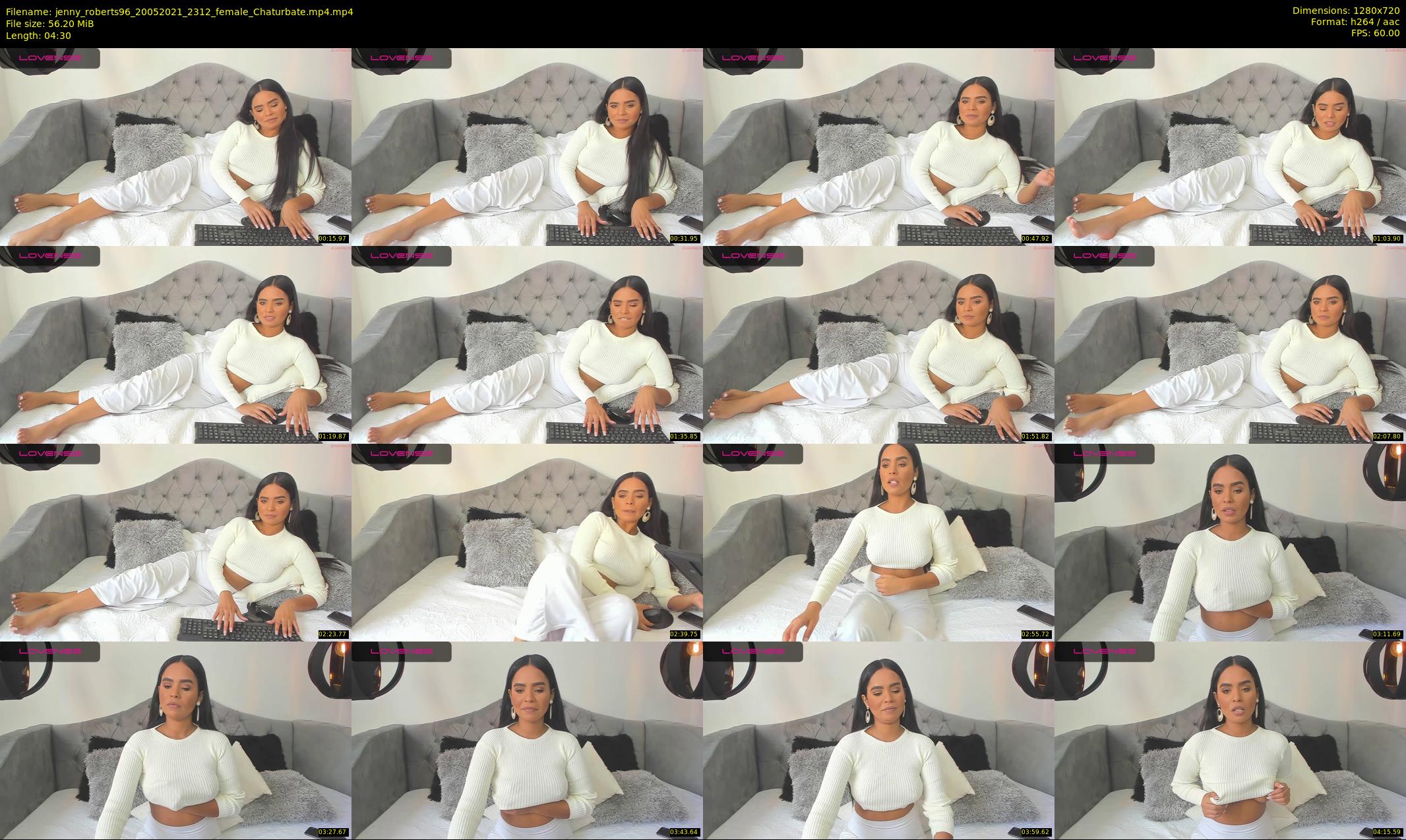 jenny_roberts96 — 5 minute Chaturbate female cam show recording, 720p, May 20, 2021
