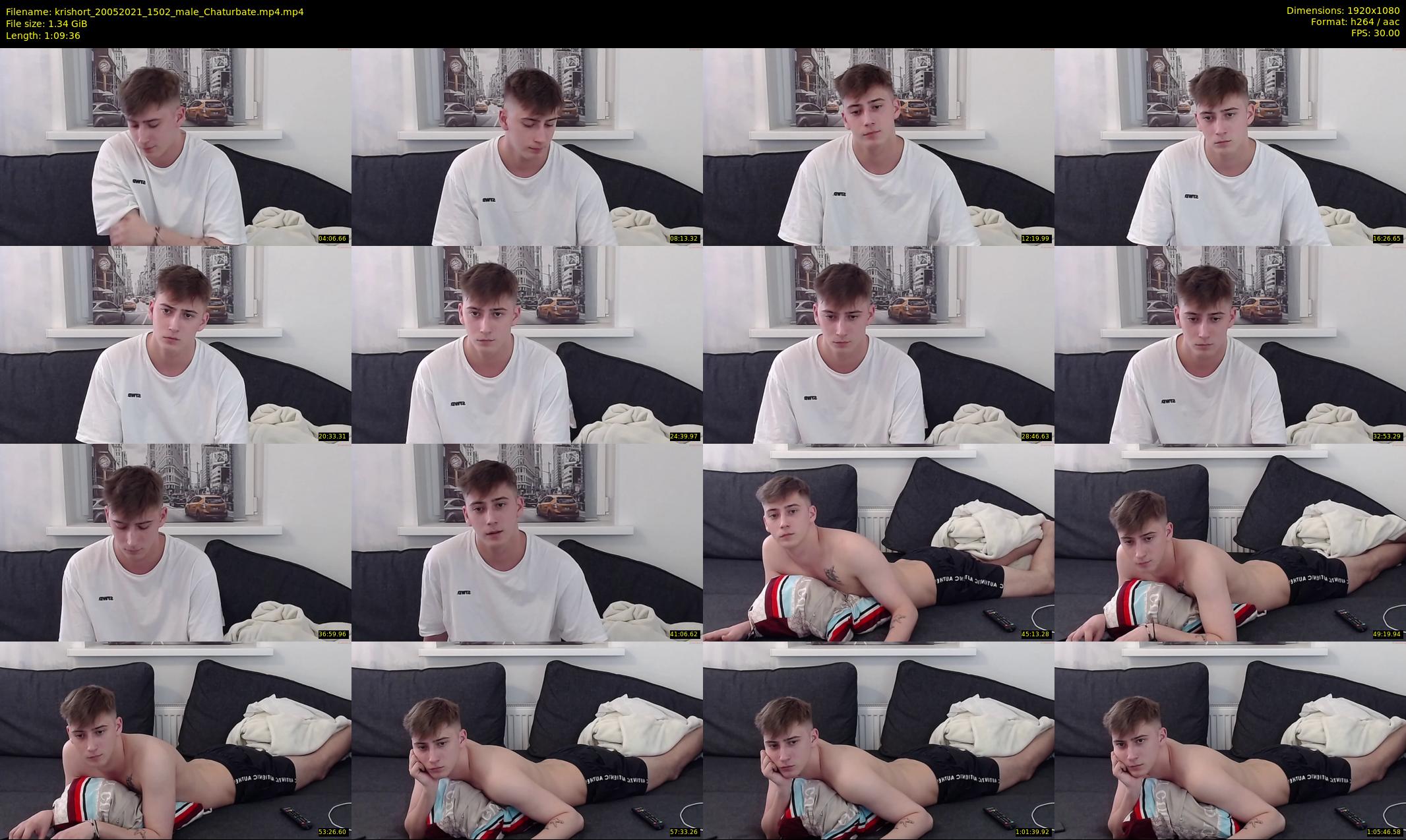 krishort — 70 minute Chaturbate male cam show recording, 1080p, May 20, 2021