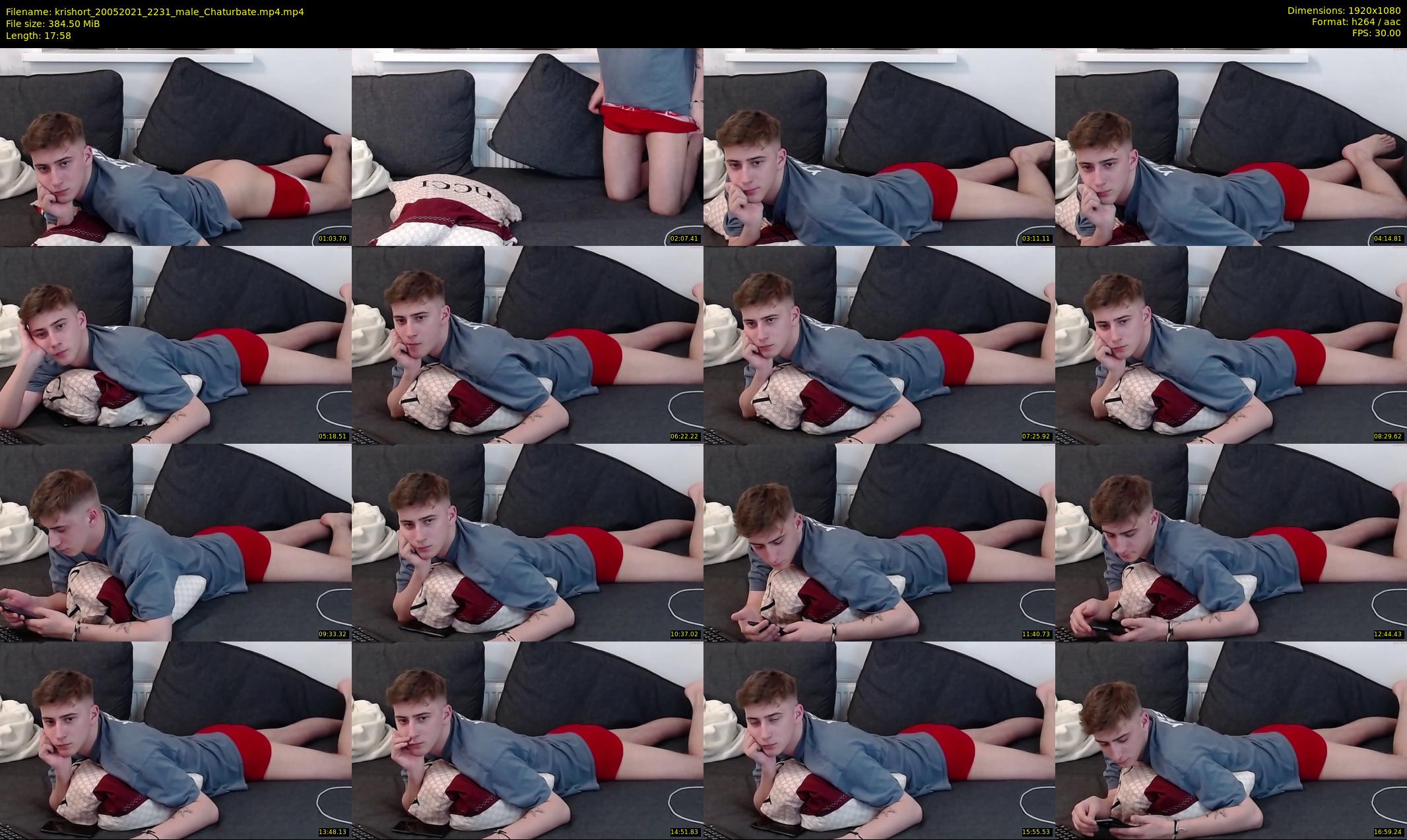 krishort — 18 minute Chaturbate male cam show recording, 1080p, May 20, 2021