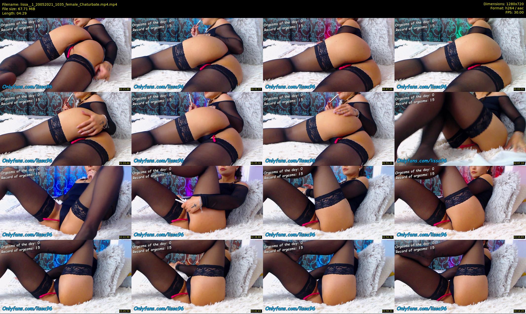 lissa__1 — 5 minute Chaturbate female cam show recording, 720p, May 20, 2021