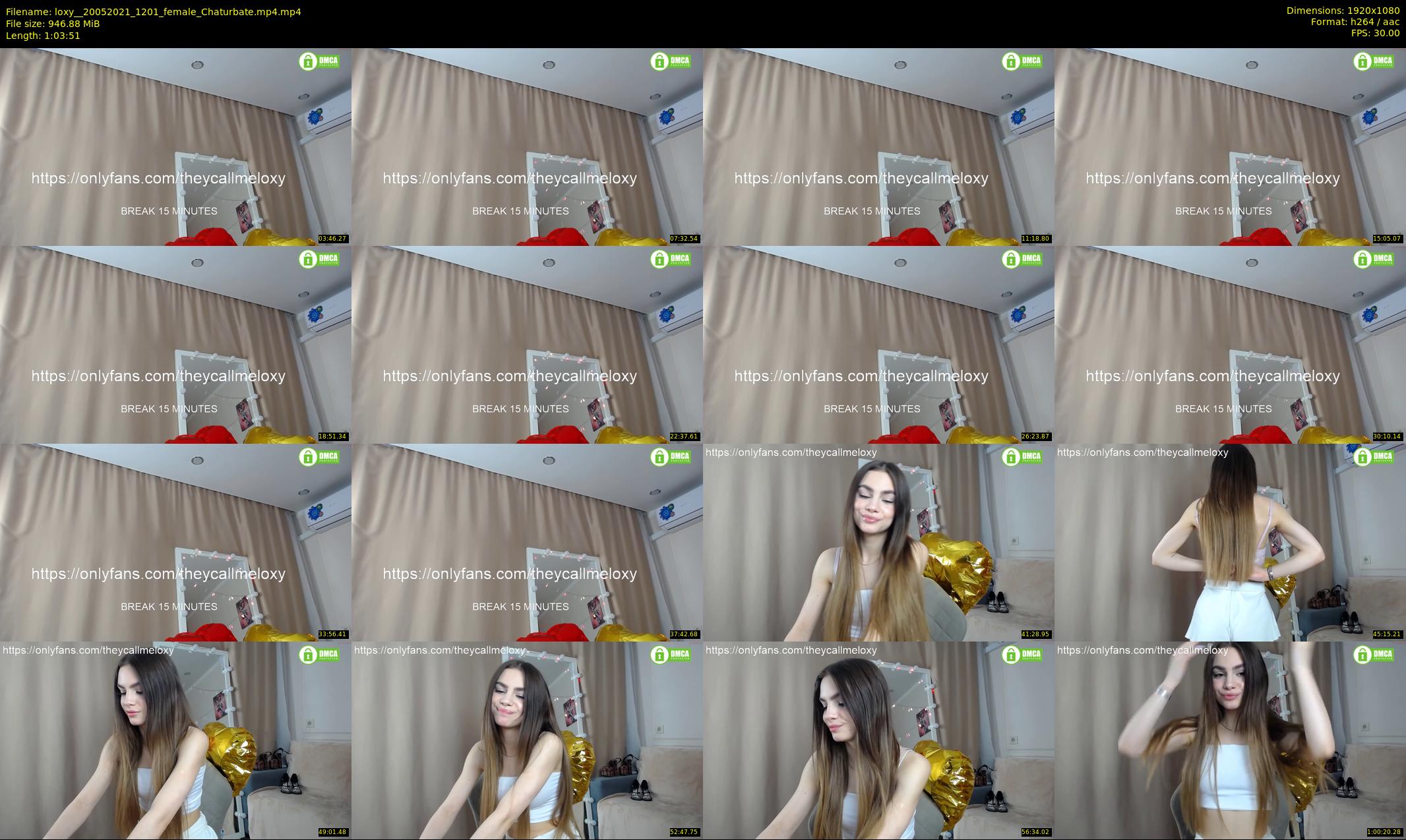 loxy_ — 64 minute Chaturbate female cam show recording, 1080p, May 20, 2021