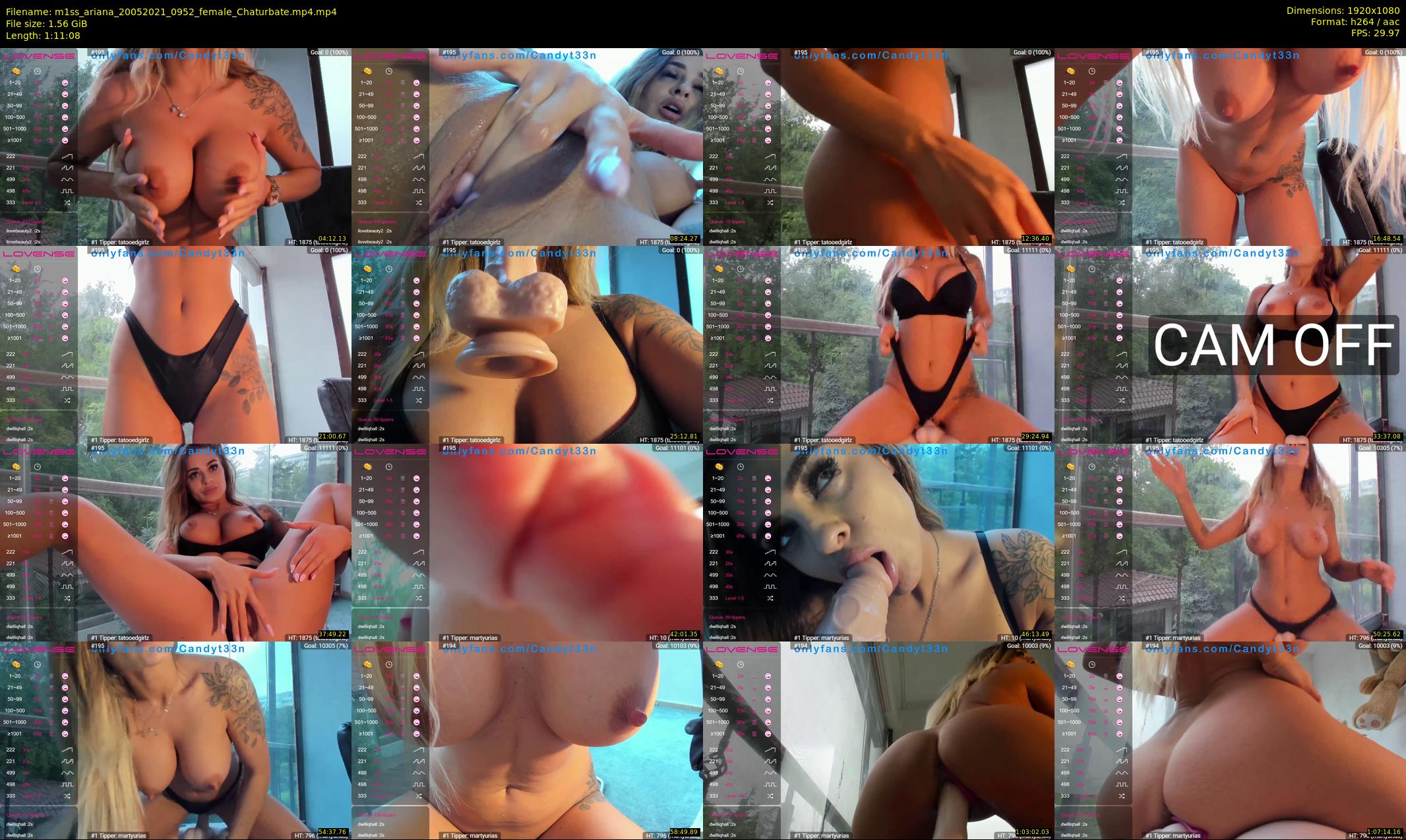 m1ss_ariana — 72 minute Chaturbate female cam show recording, 1080p, May 20, 2021