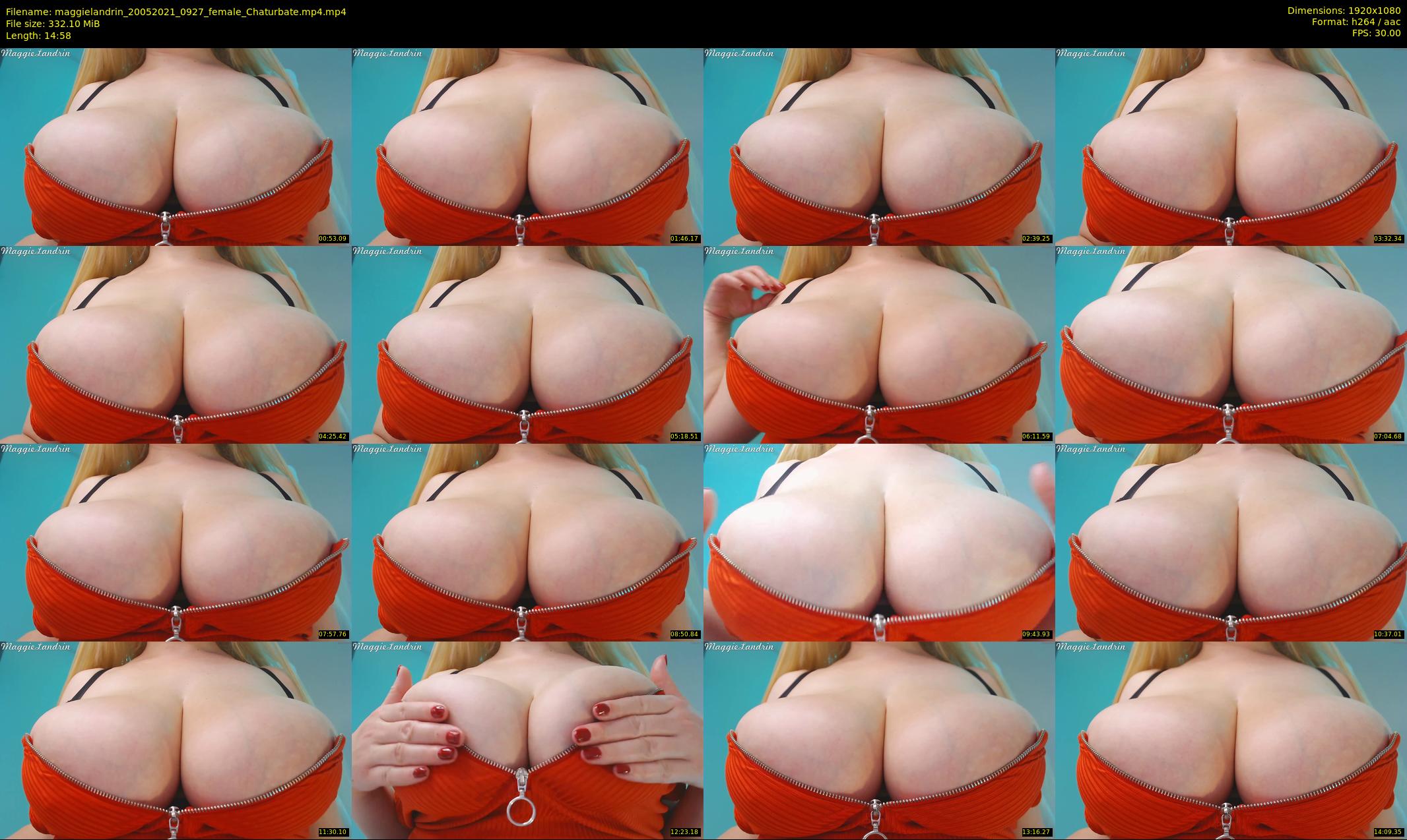 maggielandrin — 15 minute Chaturbate female cam show recording, 1080p, May 20, 2021