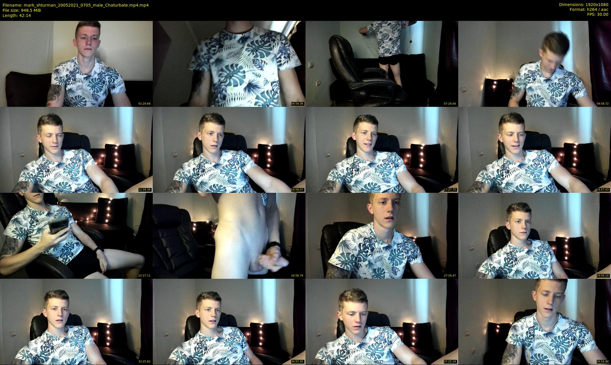 mark_shturman — 43 minute Chaturbate male cam show recording, 1080p, May 20, 2021