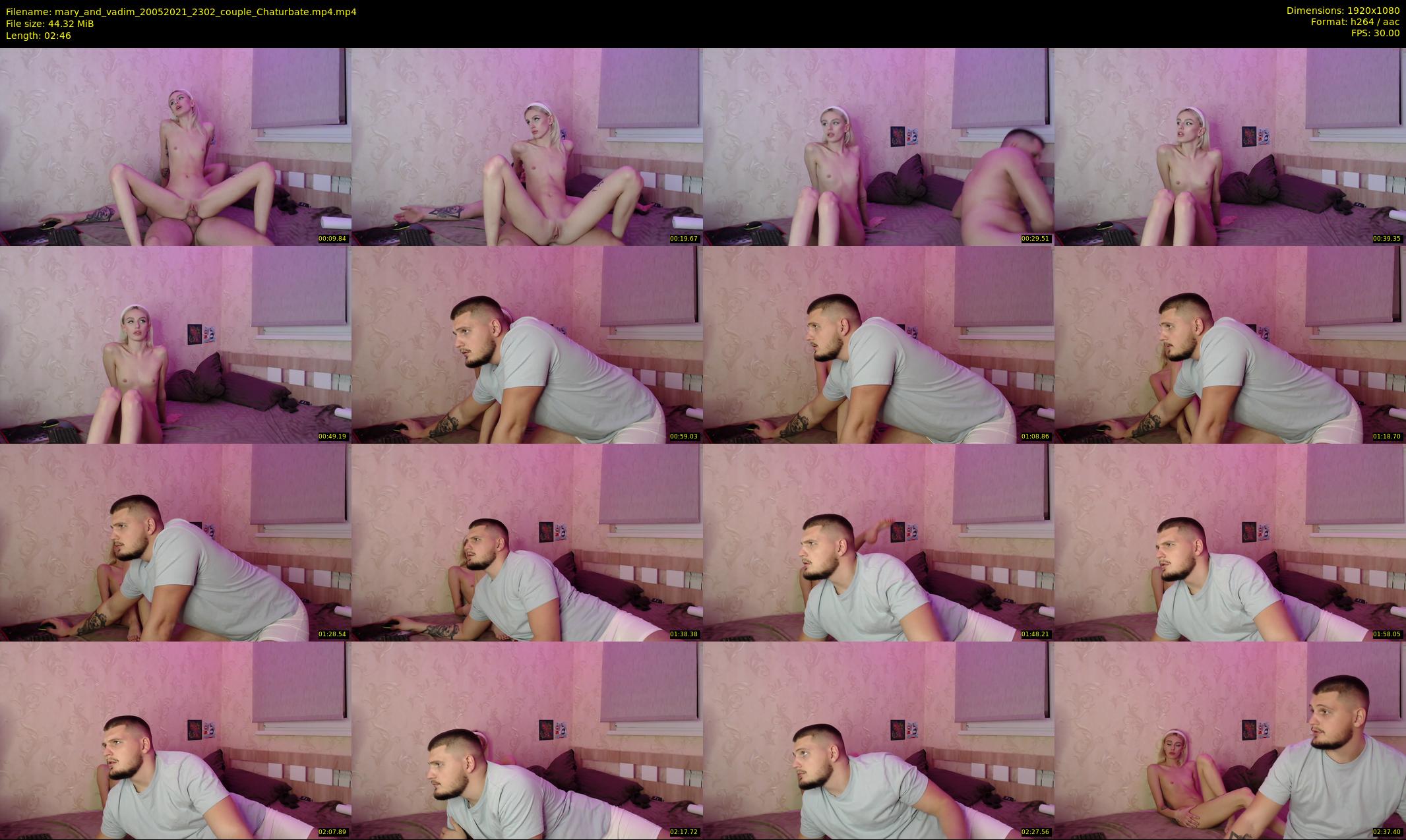 mary_and_vadim — 3 minute Chaturbate couple cam show recording, 1080p, May 20, 2021