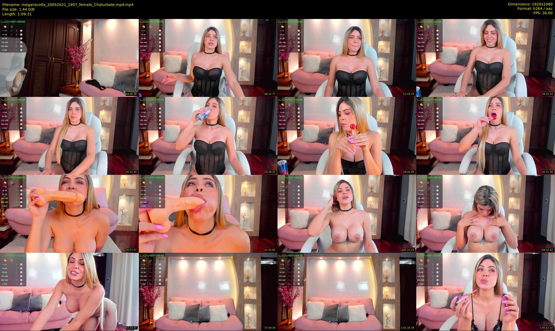meganscottx — 70 minute Chaturbate female cam show recording, 1080p, May 20, 2021
