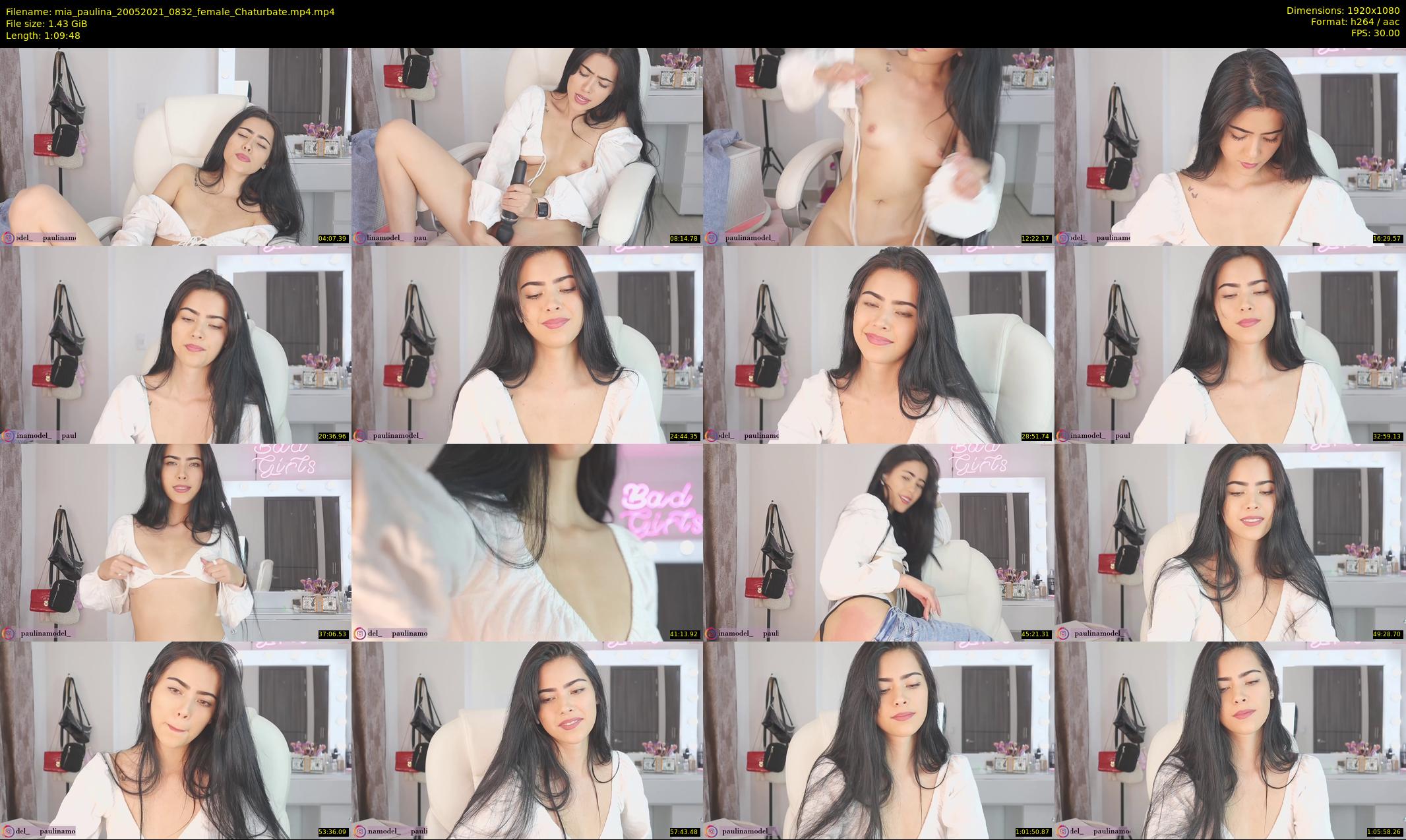 mia_paulina — 70 minute Chaturbate female cam show recording, 1080p, May 20, 2021