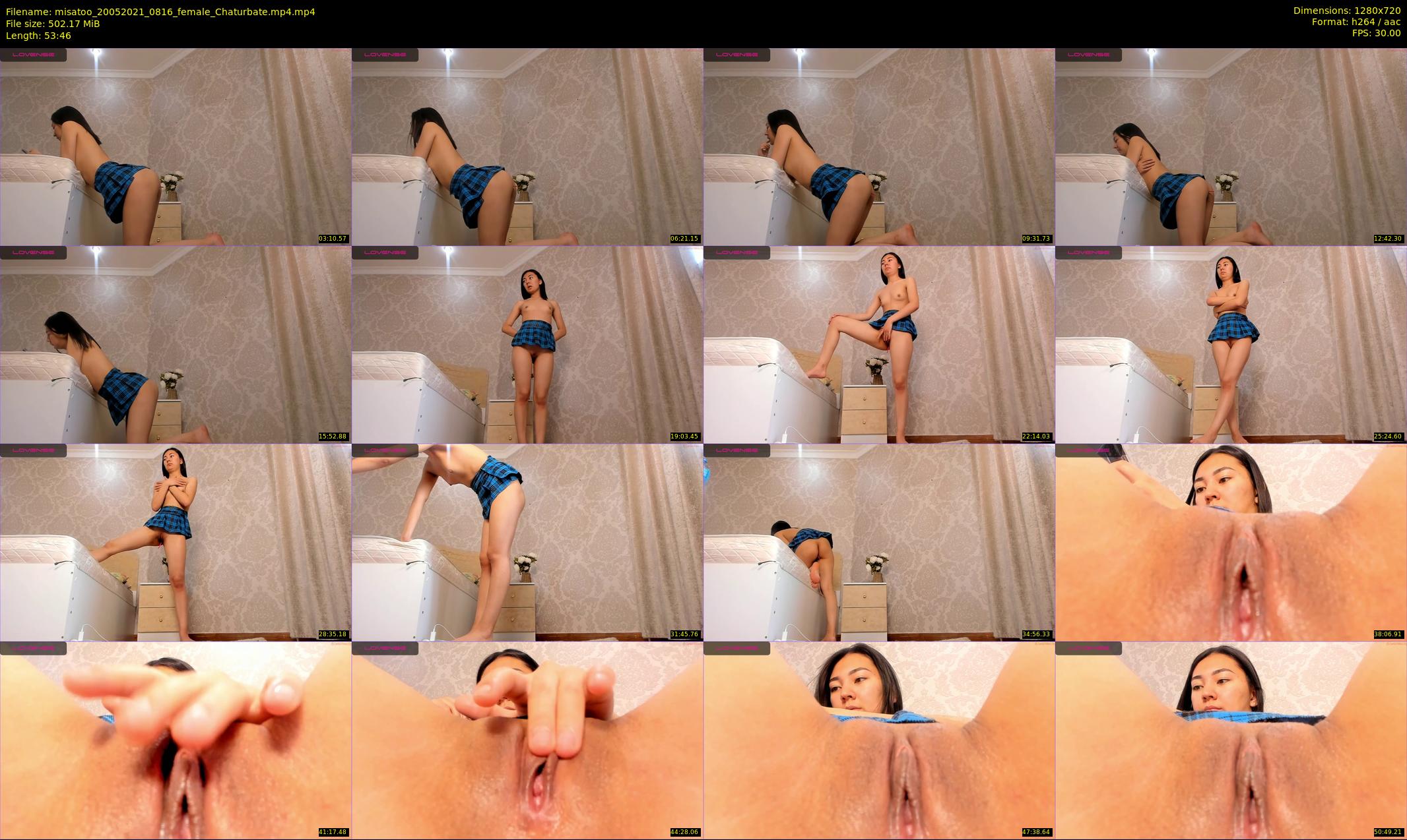 misatoo — 54 minute Chaturbate female cam show recording, 720p, May 20, 2021