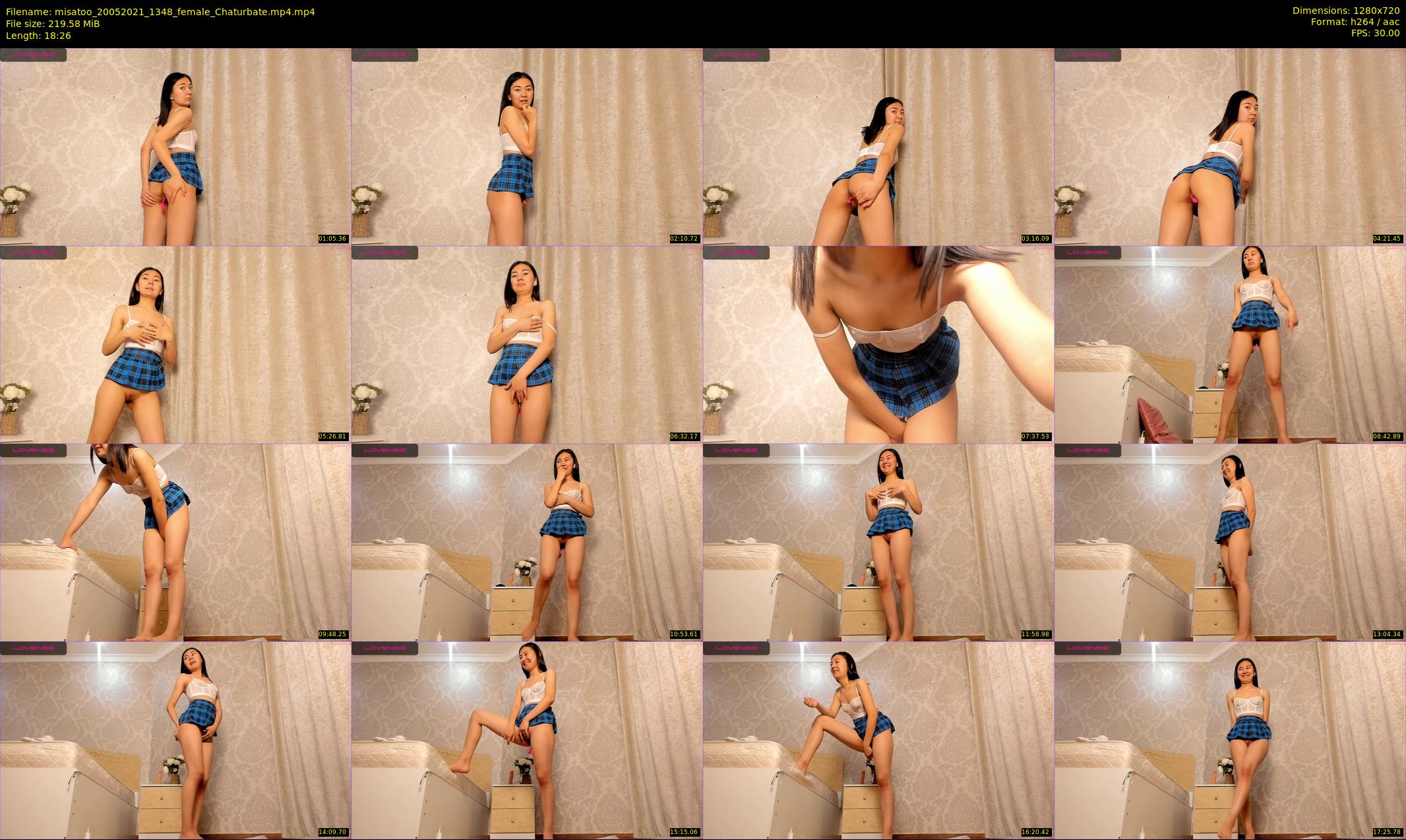 misatoo — 19 minute Chaturbate female cam show recording, 720p, May 20, 2021