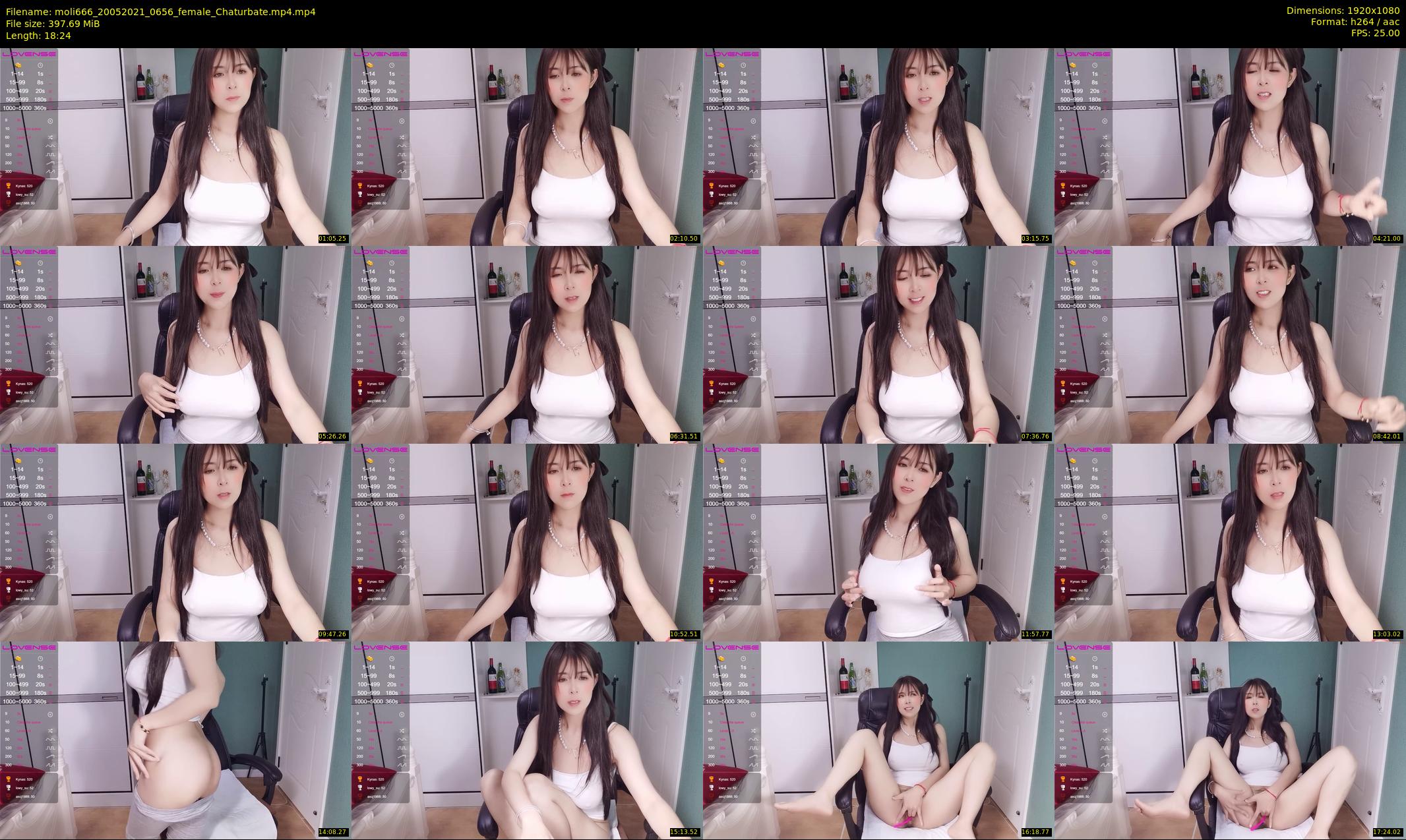 moli666 — 19 minute Chaturbate female cam show recording, 1080p, May 20, 2021