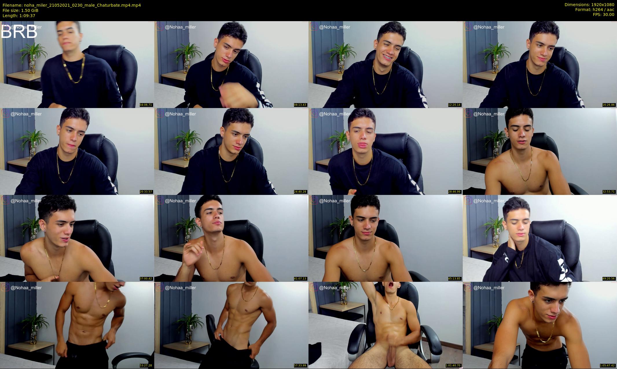 noha_miler — 70 minute Chaturbate male cam show recording, 1080p, May 21, 2021