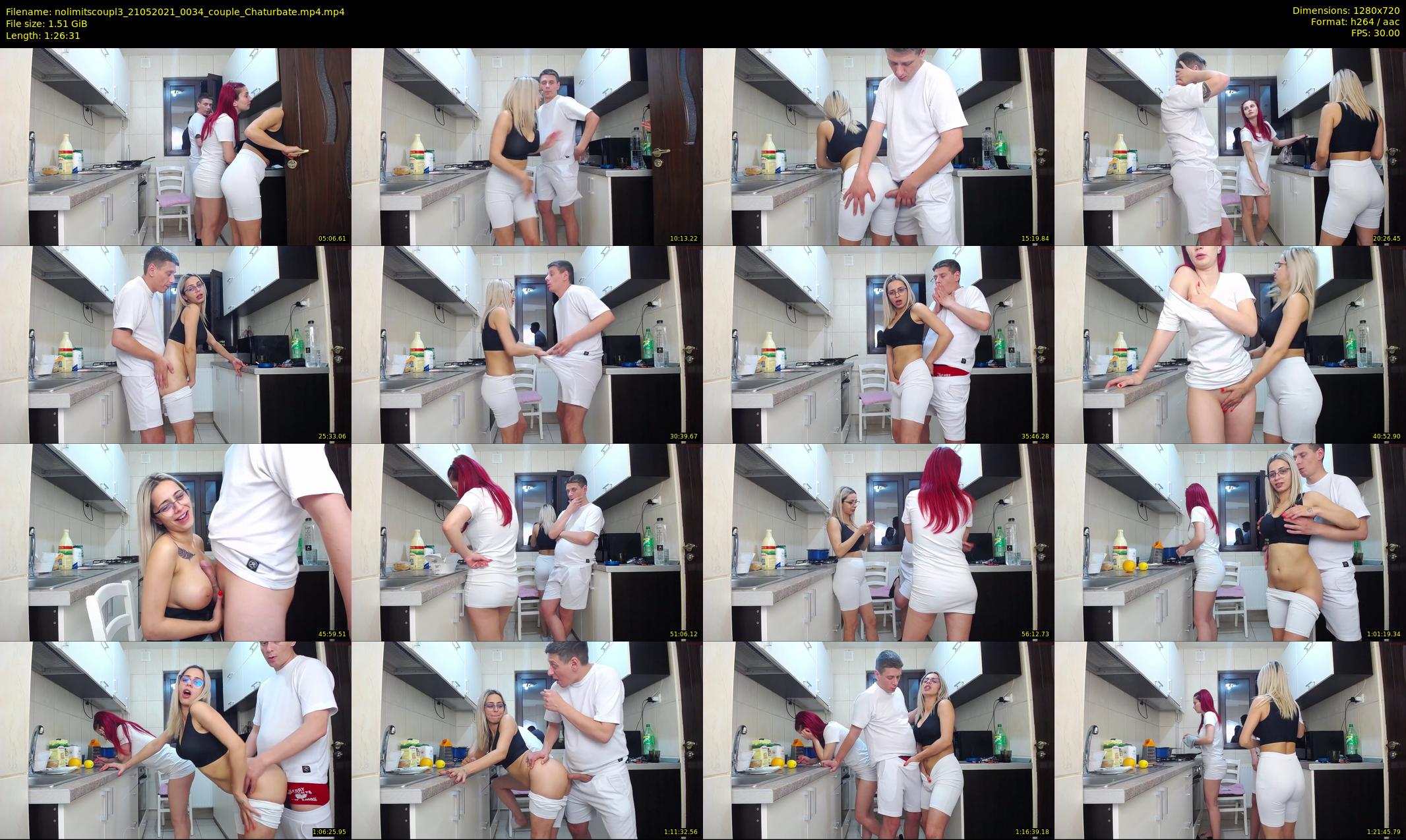 nolimitscoupl3 — 87 minute Chaturbate couple cam show recording, 720p, May 21, 2021