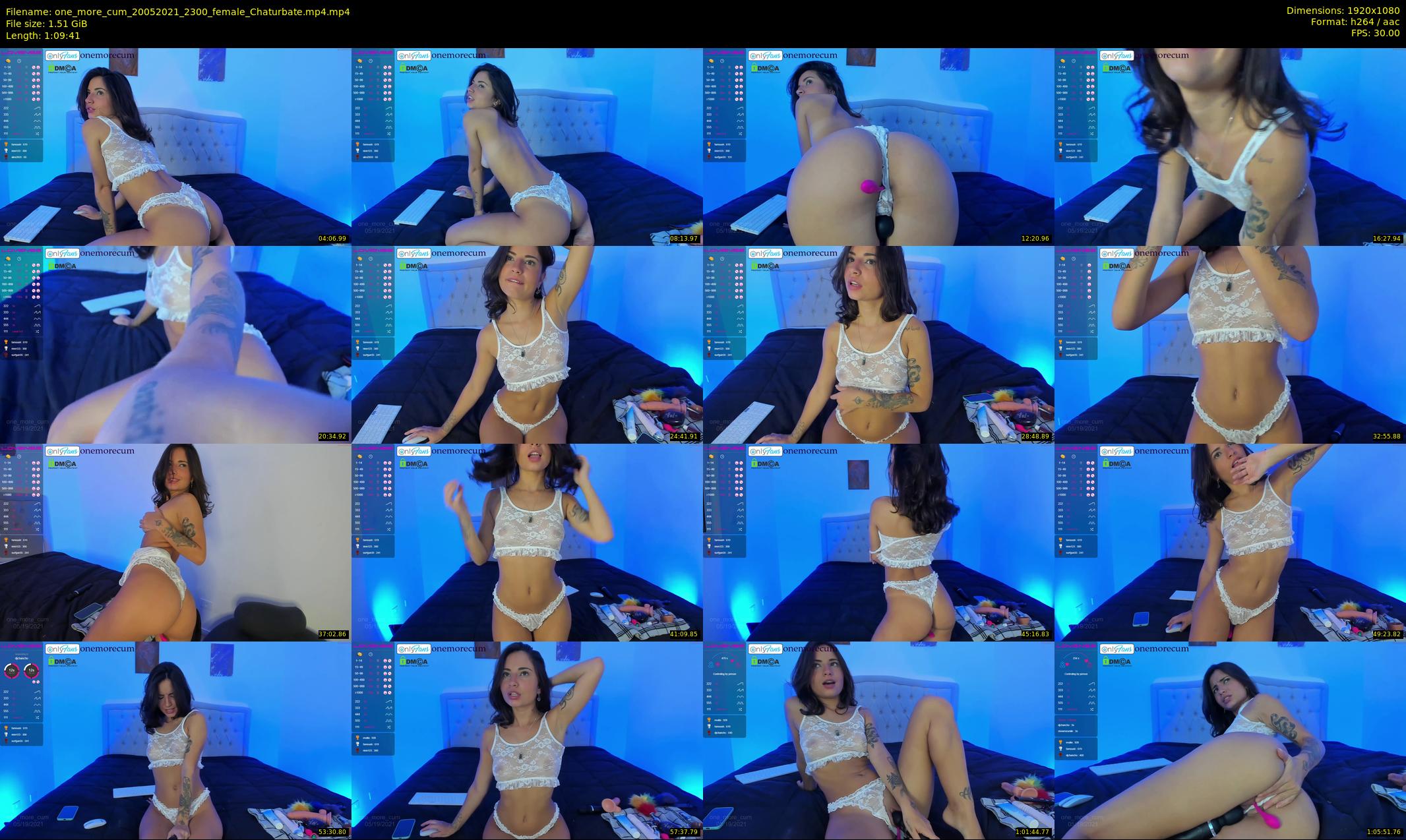 one_more_cum — 70 minute Chaturbate couple cam show recording, 1080p, May 20, 2021